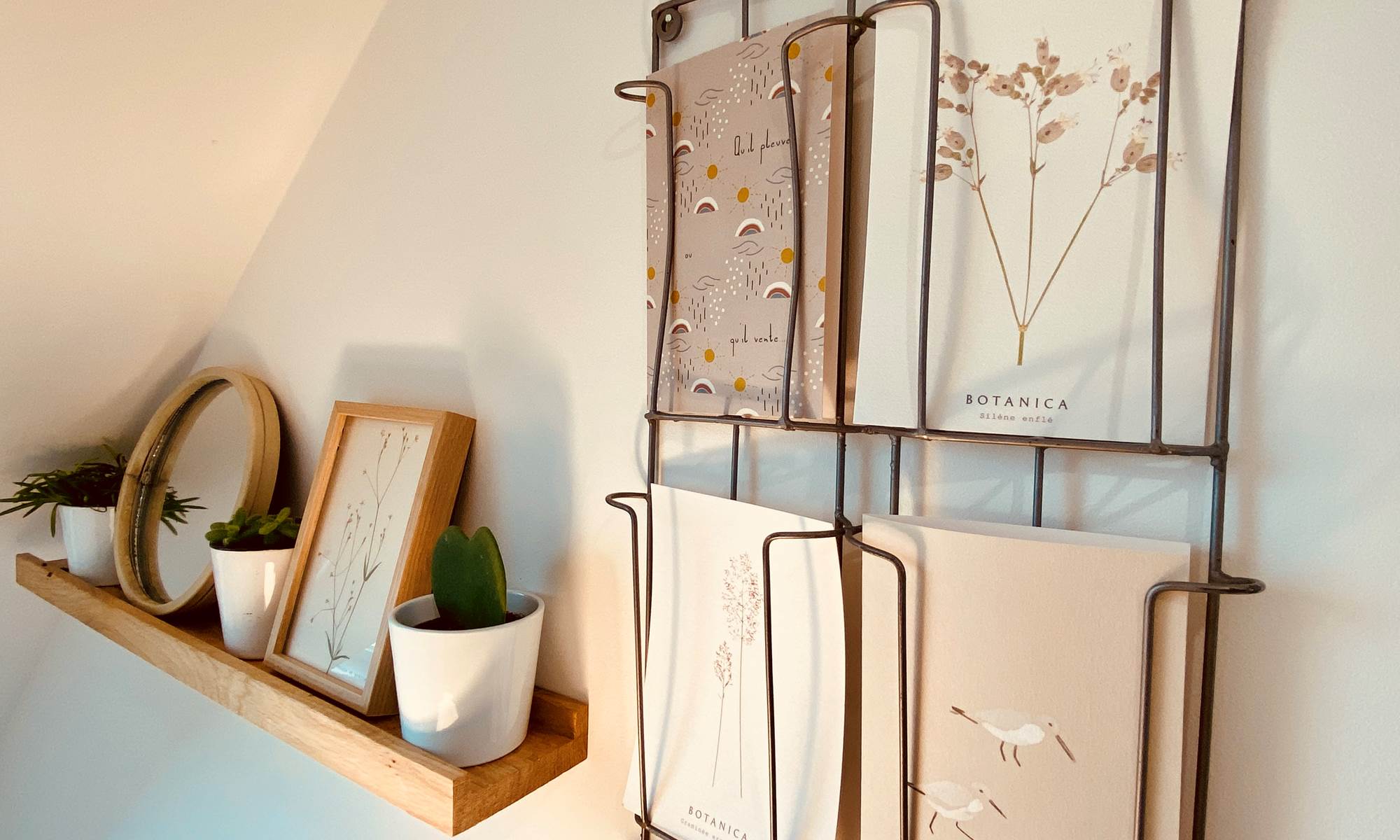 La nature s’invite délicatement à travers chaque détail