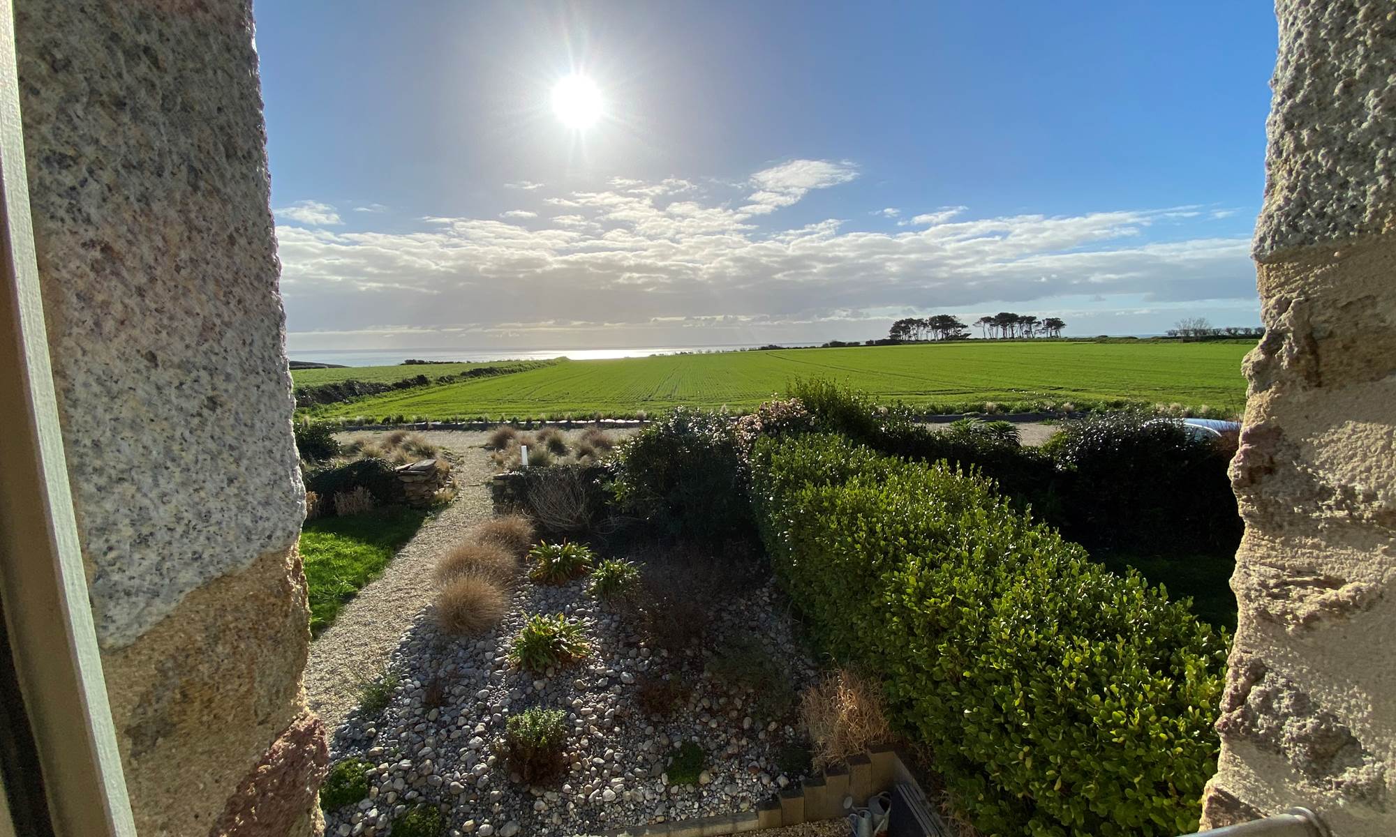 En janvier aussi, , c'est sympa de se réveiller dans un des gîtes de La Grange Neuve !