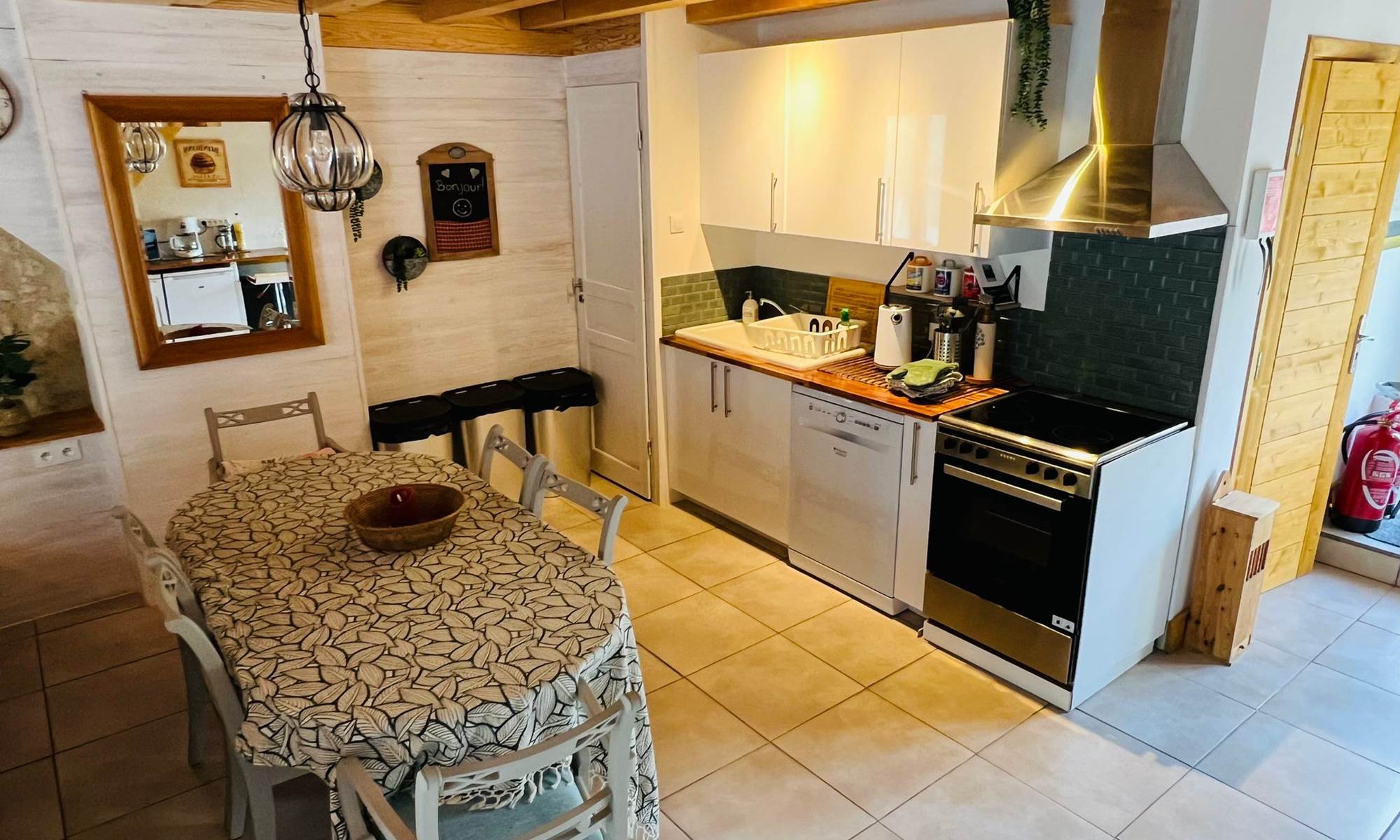 The Barn Gite - Kitchen Area