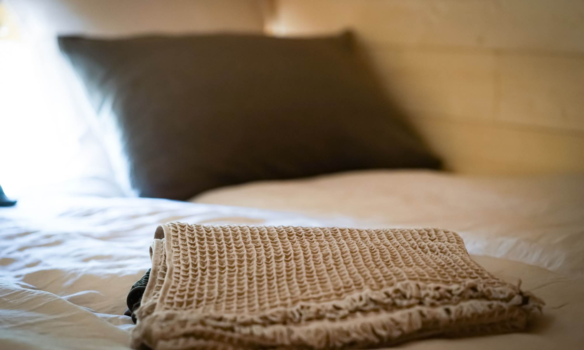 Chambre mezzanine avec vue sur le domaine