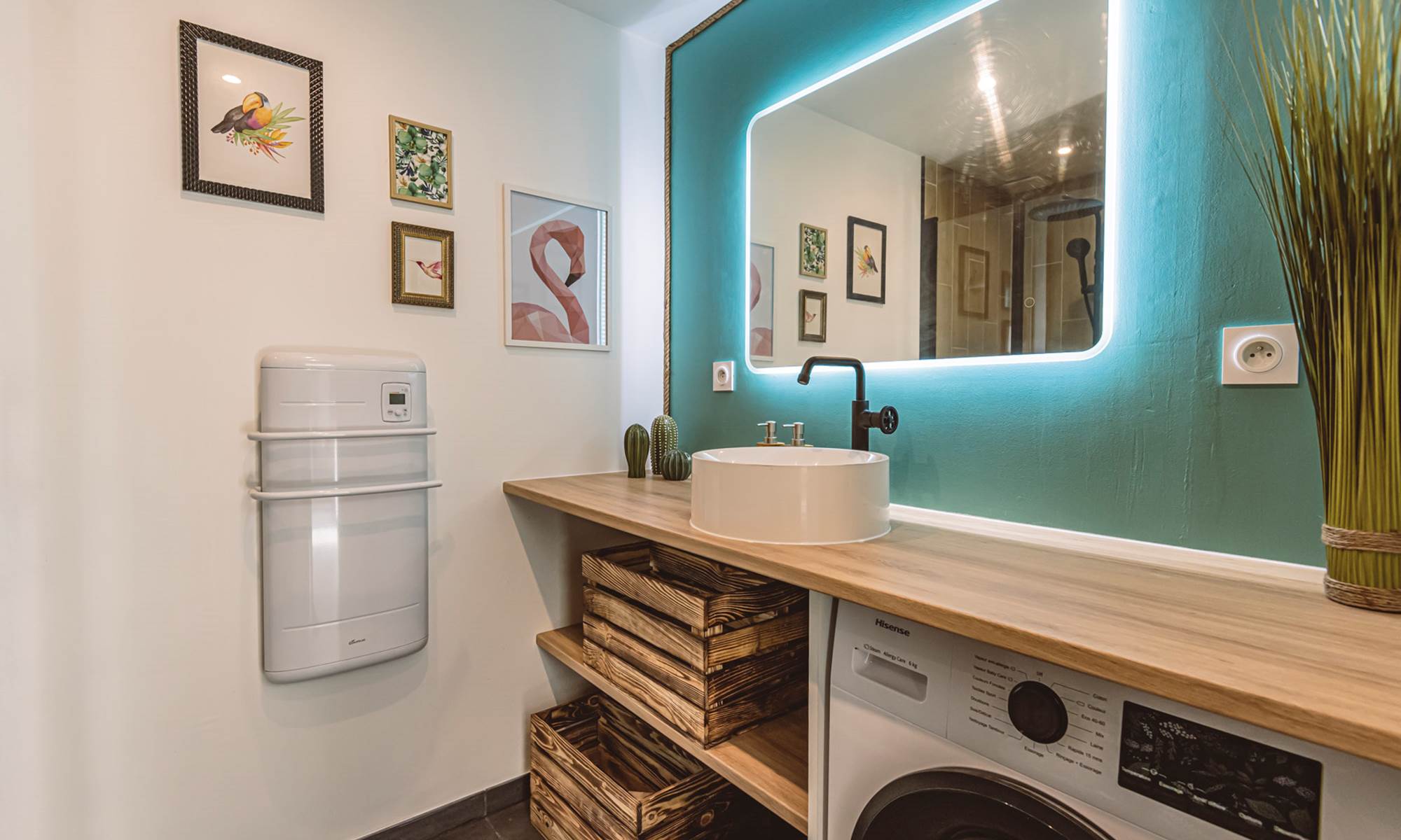 Salle de bain gîte Bord de Vesle-galerie