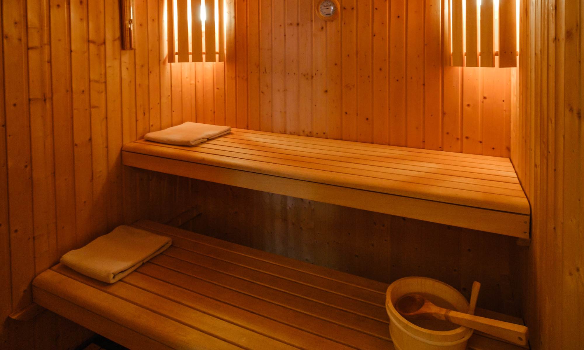 Sauna privatif du gîte Harmony-page
