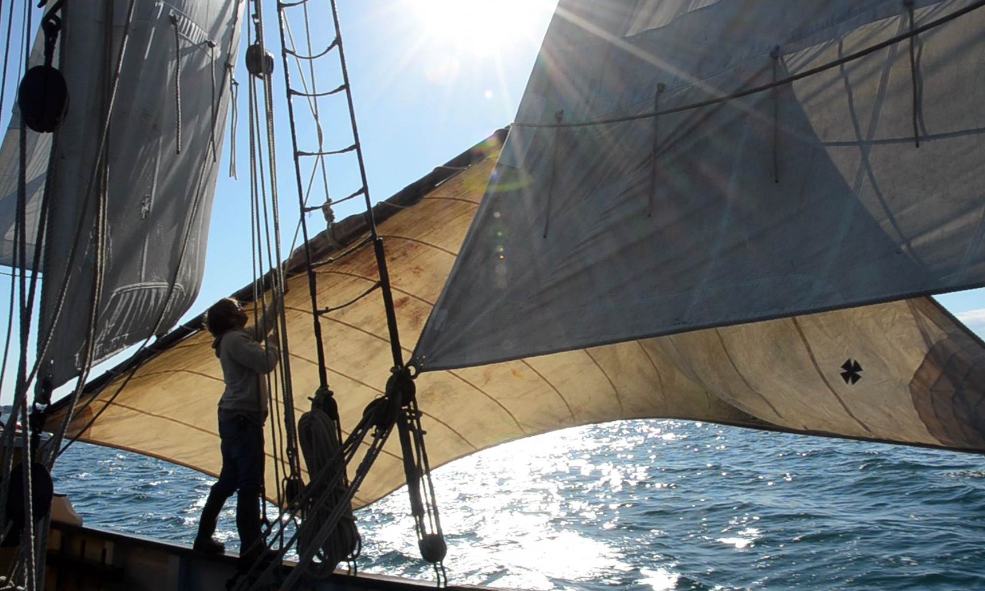 Corentin - Envoi du hunier-galerie