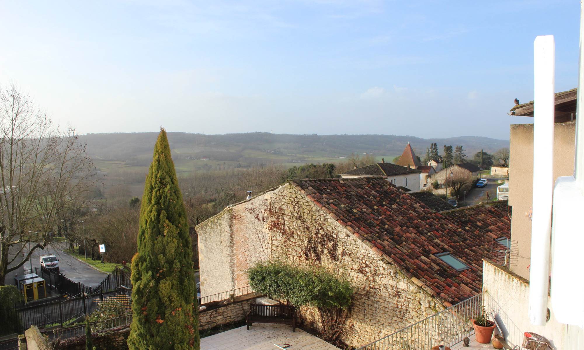 point de vue coté jardin-galerie
