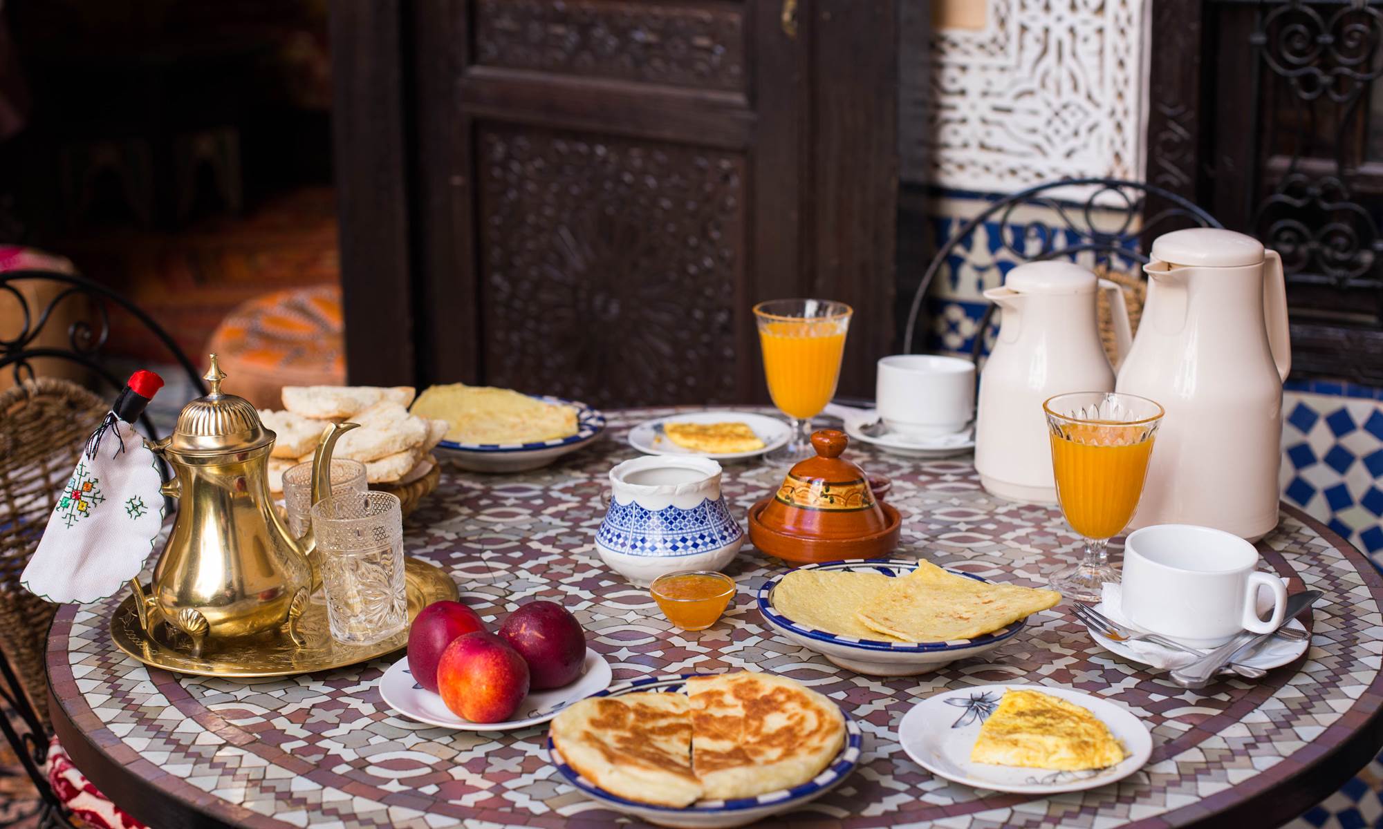 Petit Déjeuner-Hotel de Charme-Fes