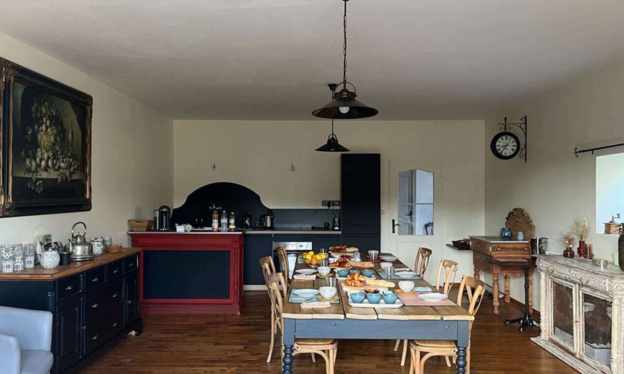 Maison d'hôtes Tendance Campagne Salle de petit déjeuner