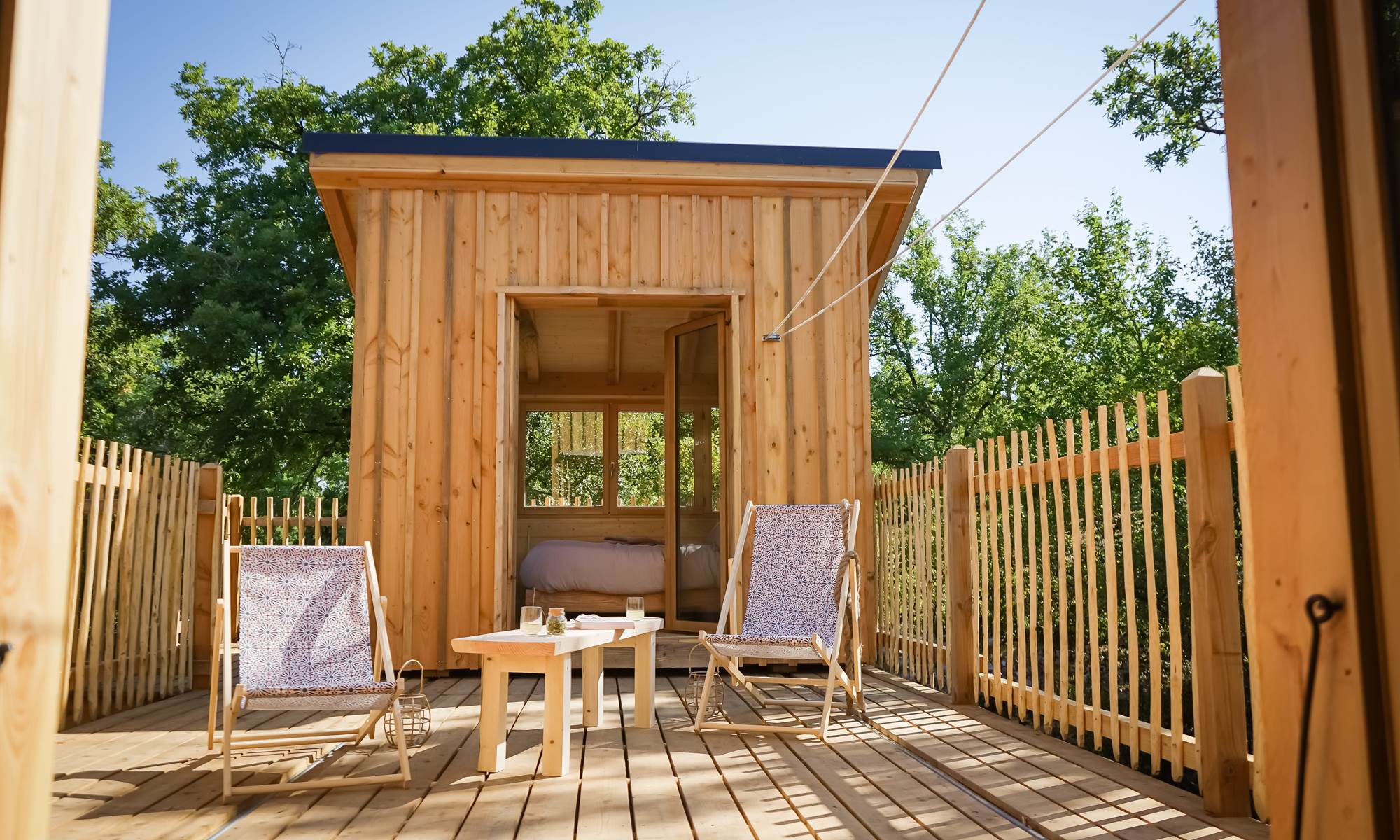 Terrasse ensoleillée