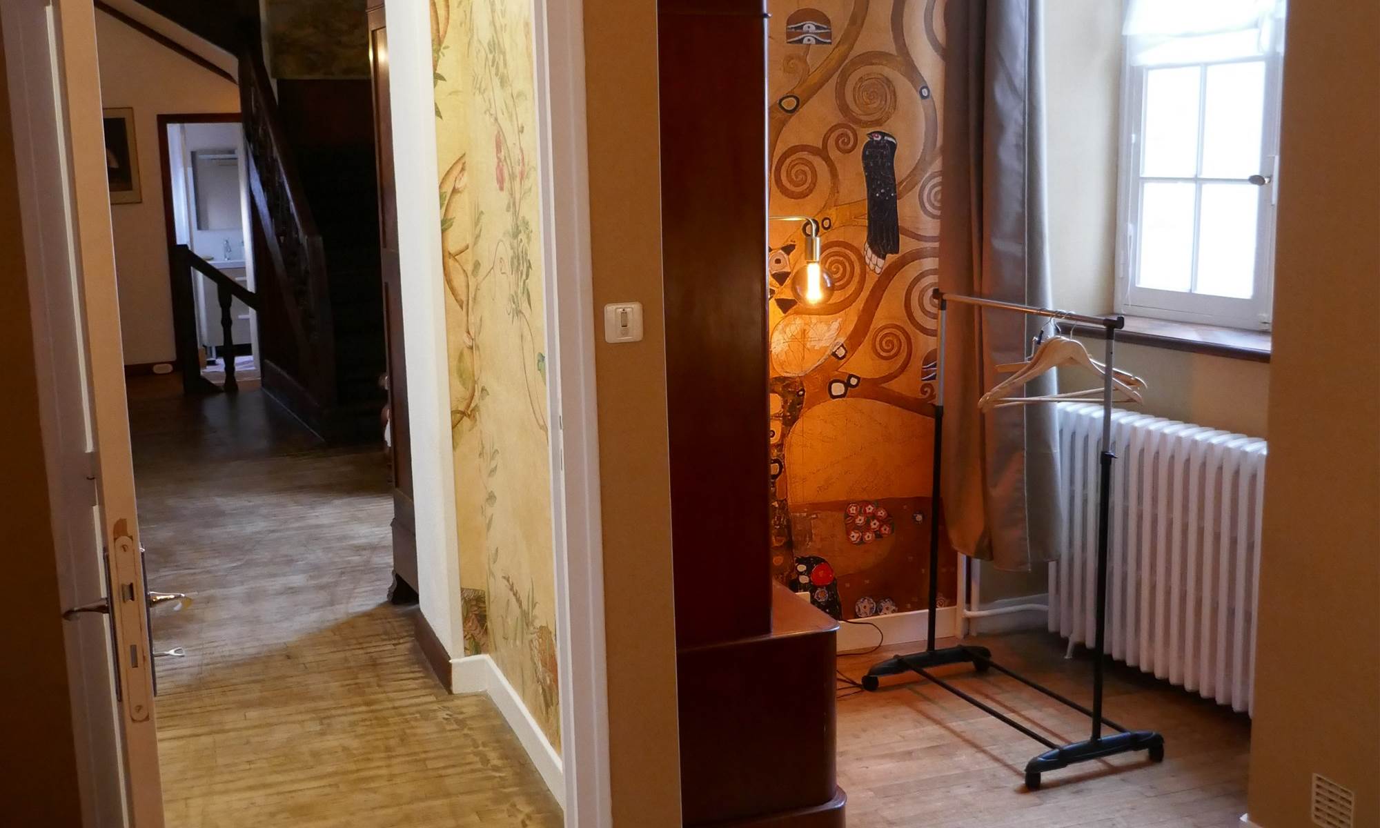 Chambre Klimt, coin lecture