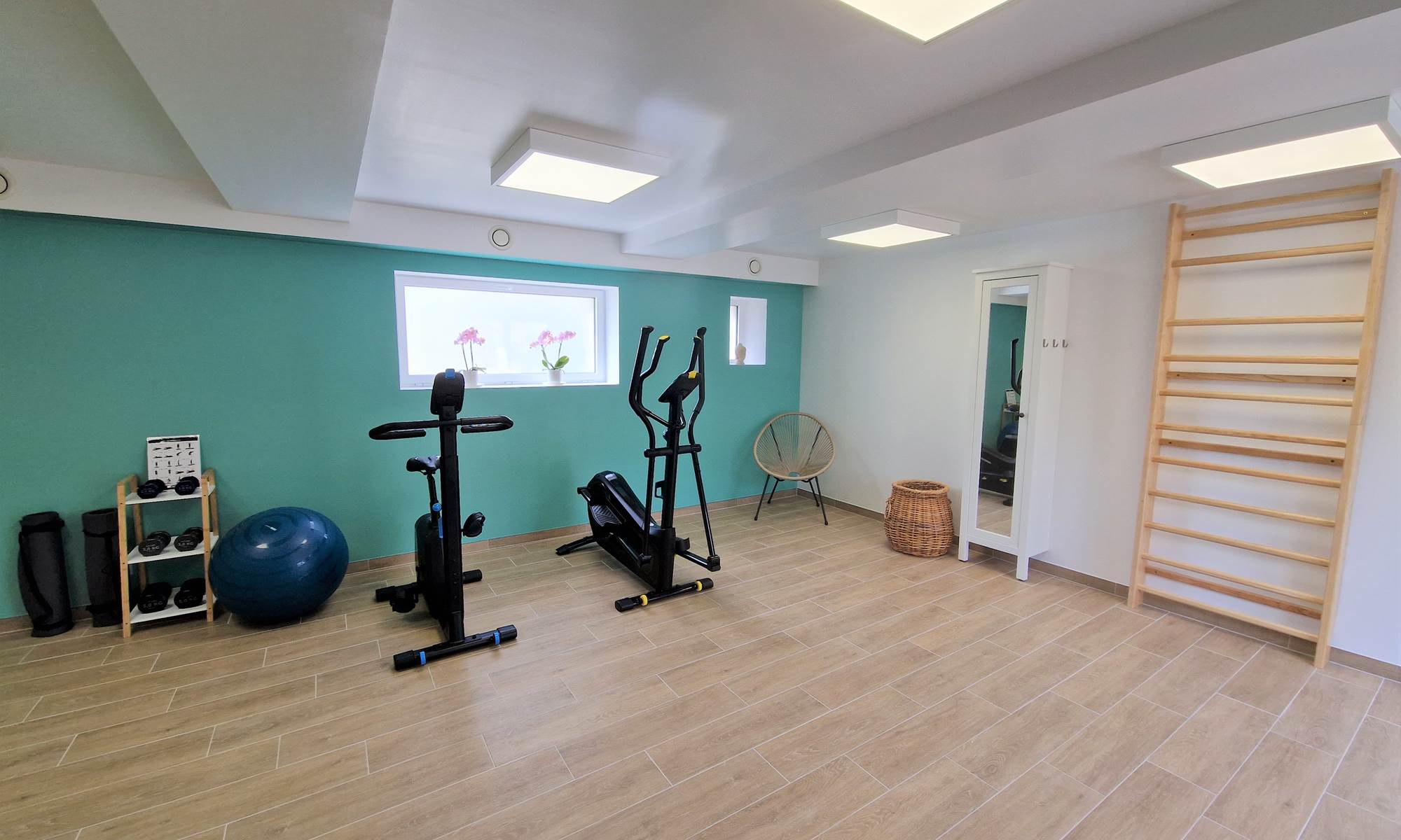 Salle de fitness et sauna pour les 3 gîtes-page