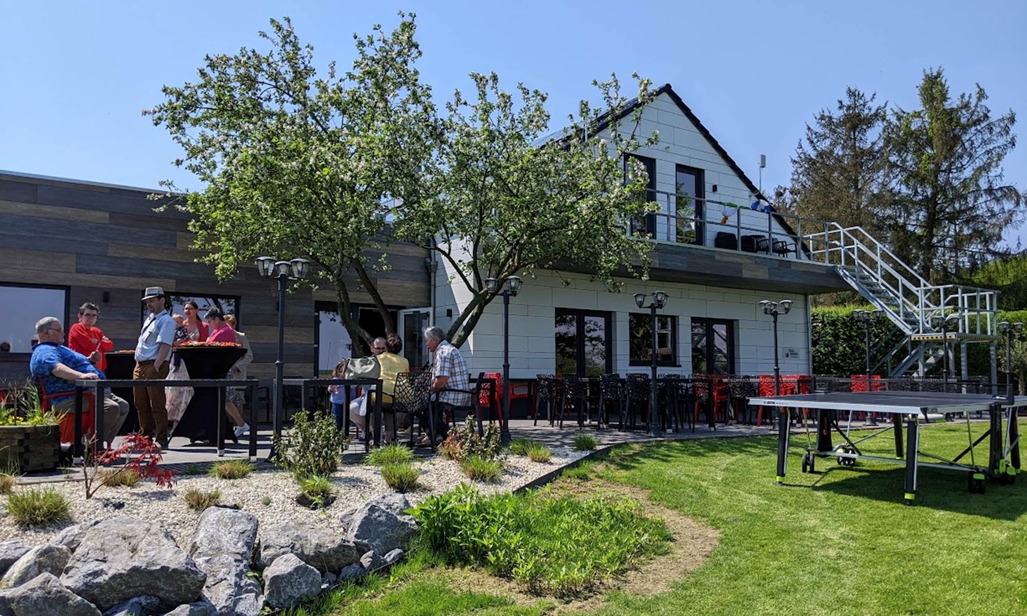 La terrasse du Domaine de Falimont