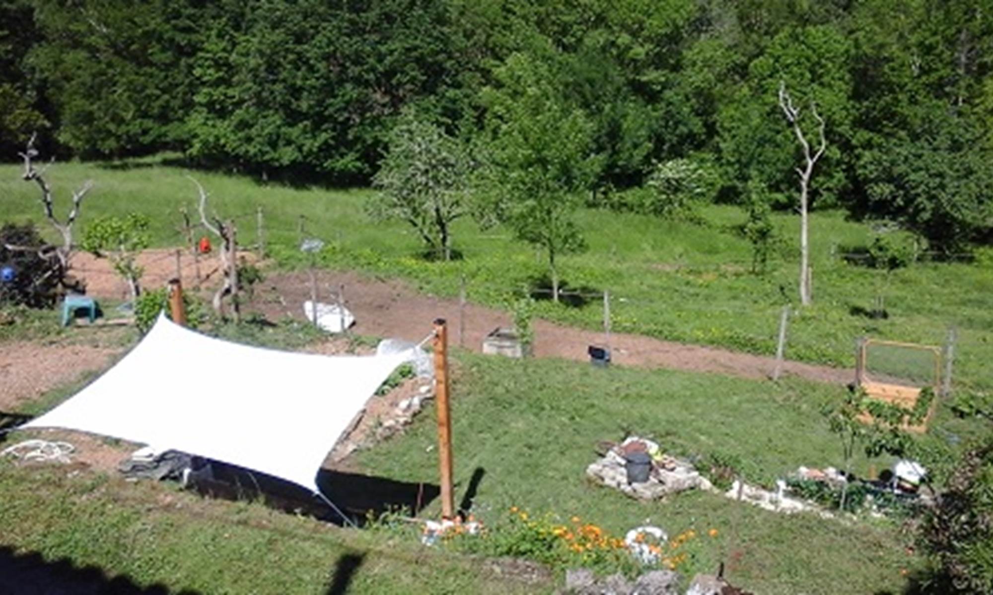 L'Étable des Sens - Côté jardin - Bruniquel