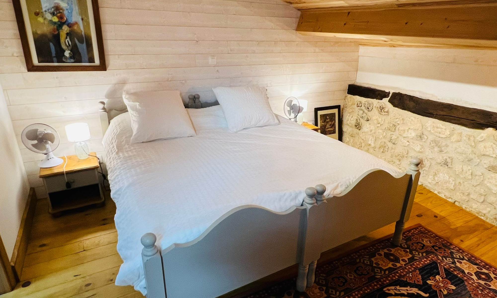 The Barn Gite - Bedroom 2 with King Double Bed Option