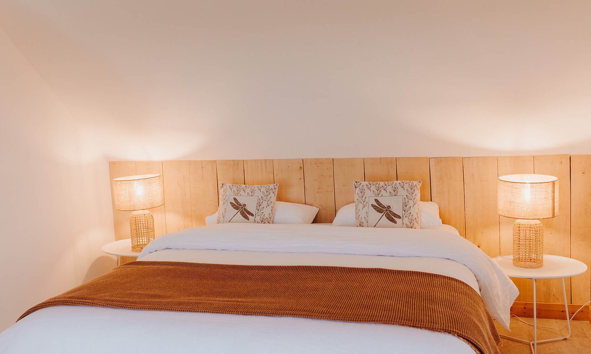 chambre à l'étage du Jardin de l'écurie