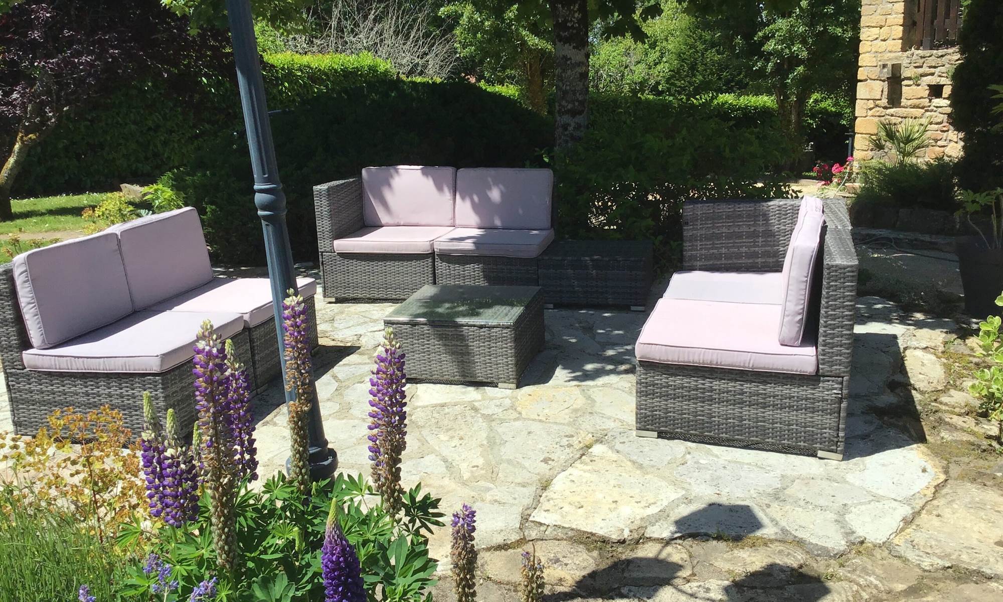 Chambre d'hôtes Sarlat - Les Charmes de Sarlat -Terrasse commune