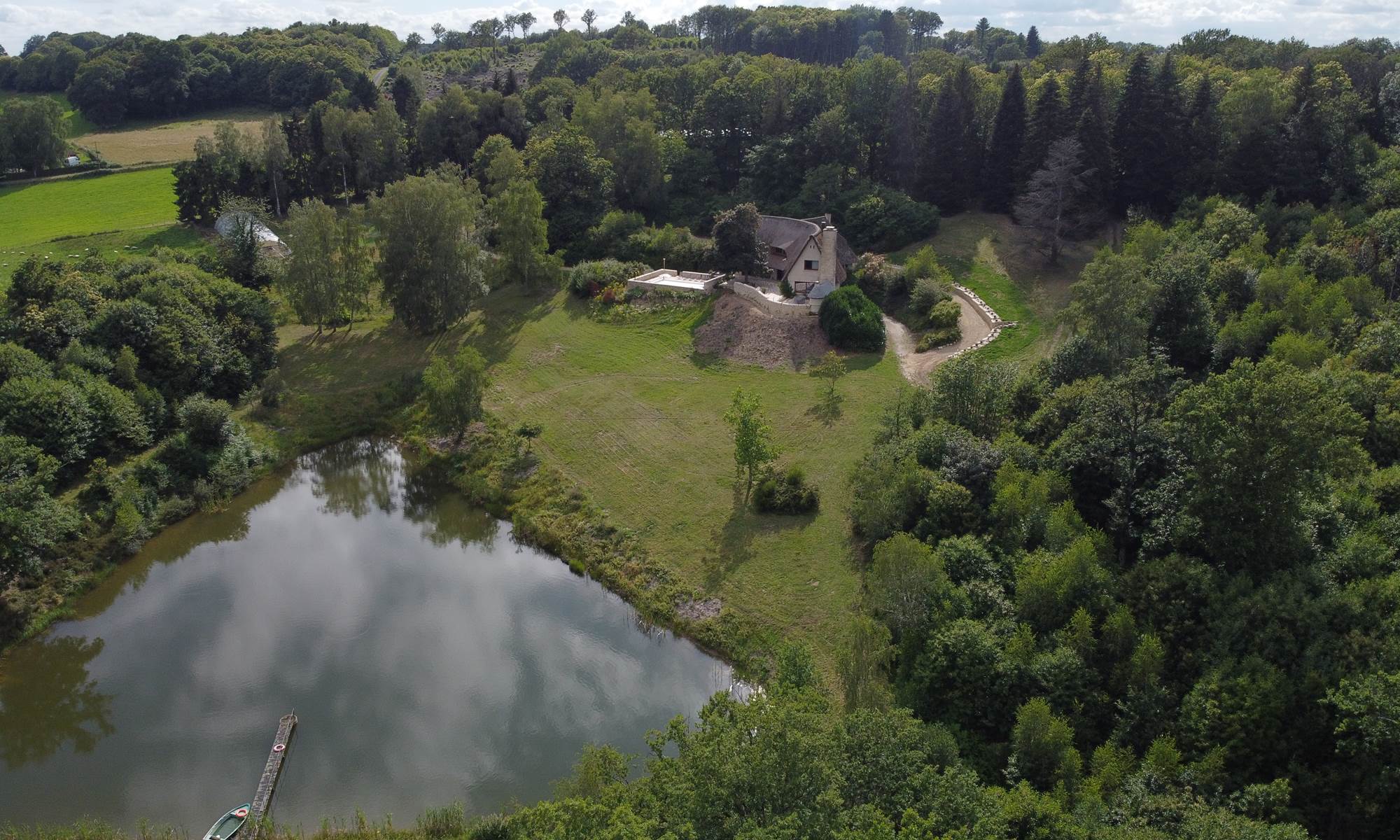 Les bois de Saint-Auvent, vue du domaine-galerie
