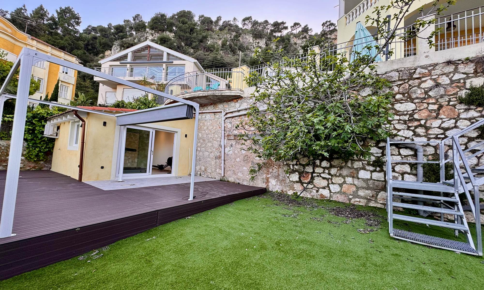 Terrasse salle fitness