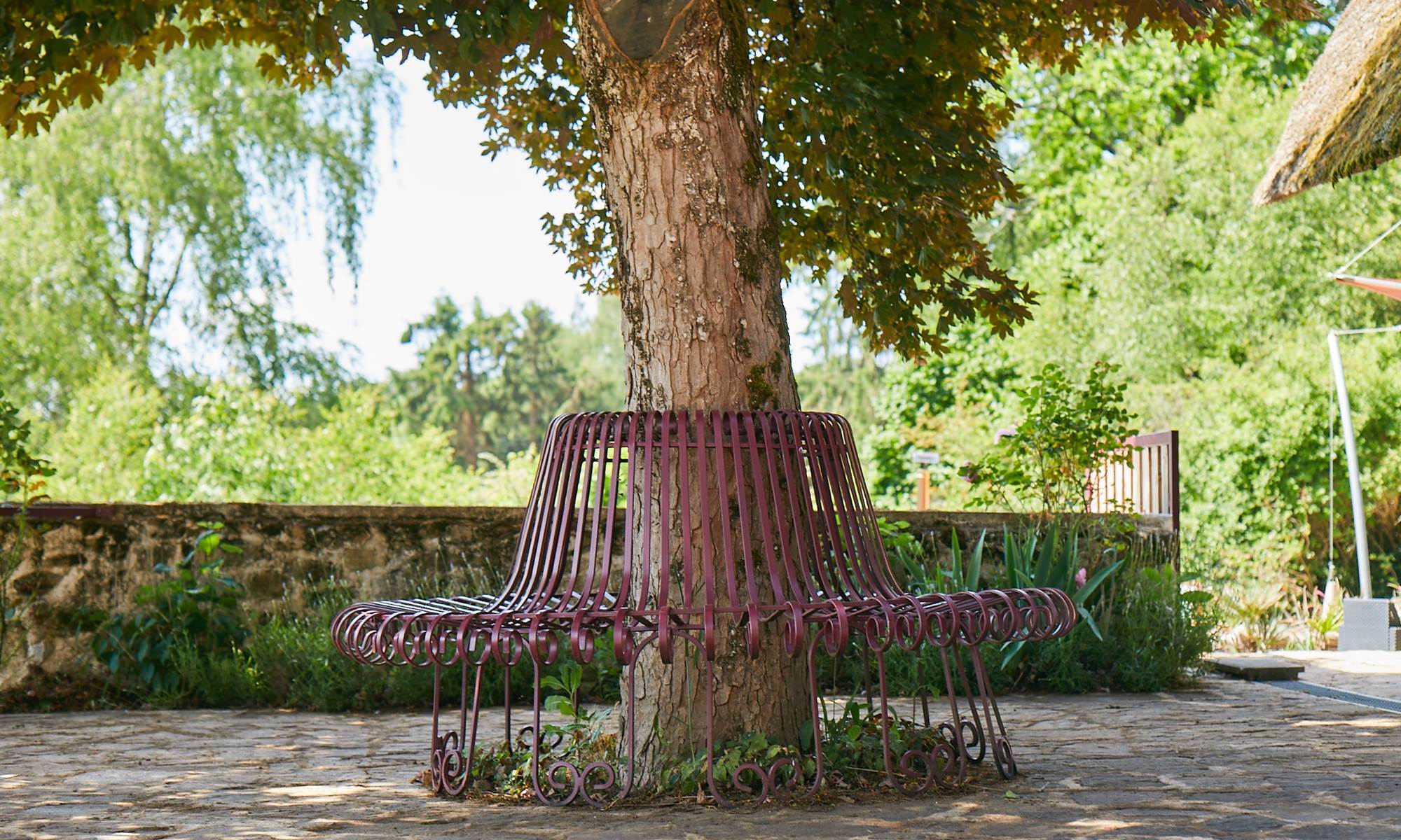 les bois de saint Auvent banc terrasse-galerie