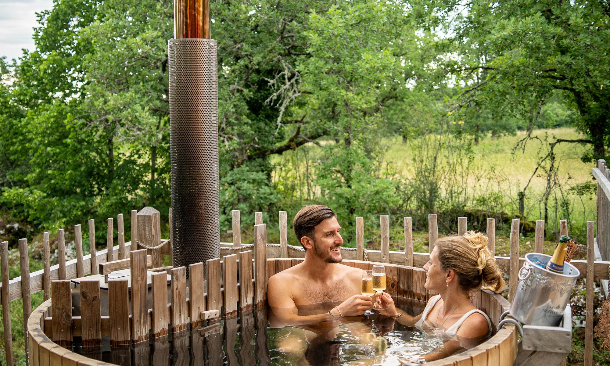Moment de détente en amoureux