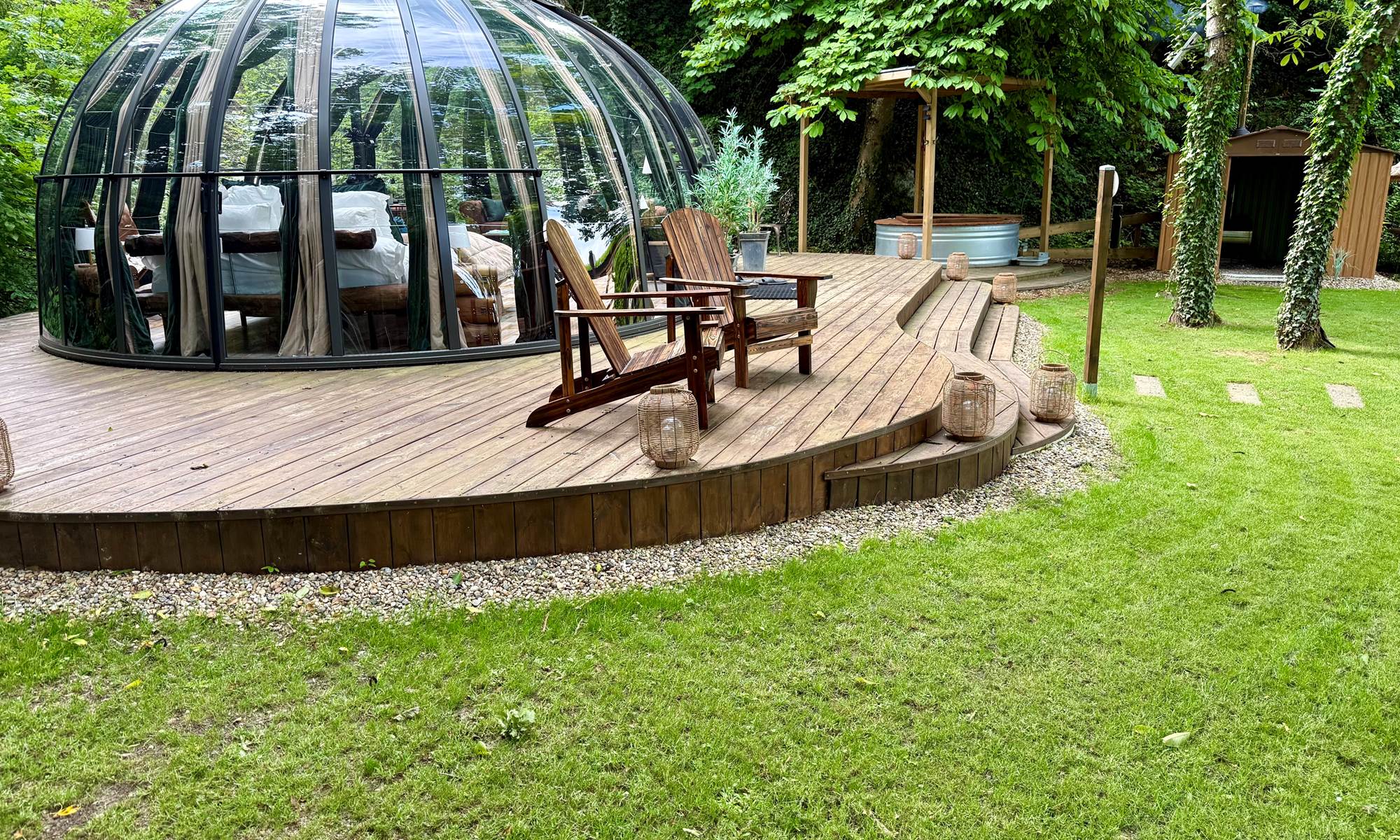 Nuit en bulle dans l’Allier : expérience insolite et romantique.-page