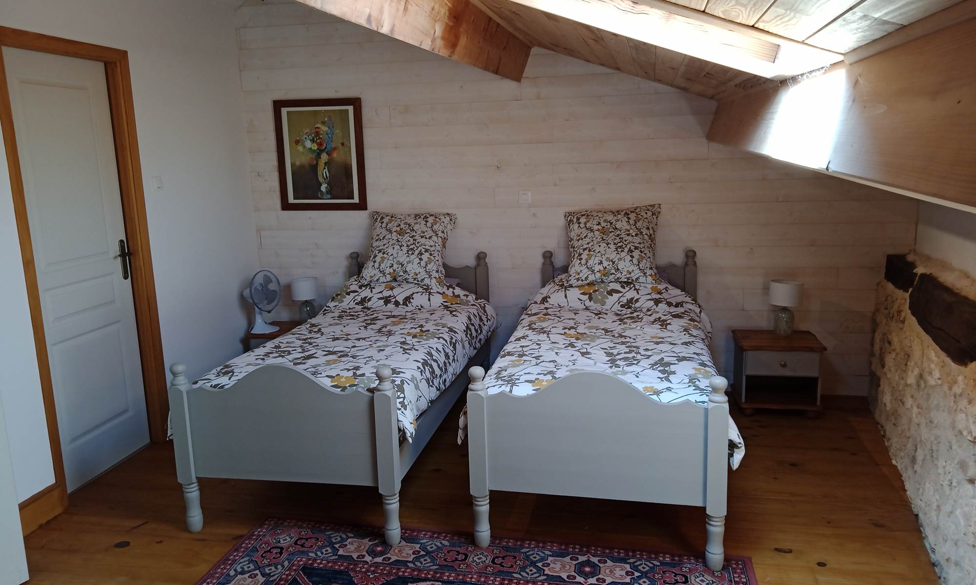The Barn Gite - Bedroom 2 with 2 x Single Beds Option