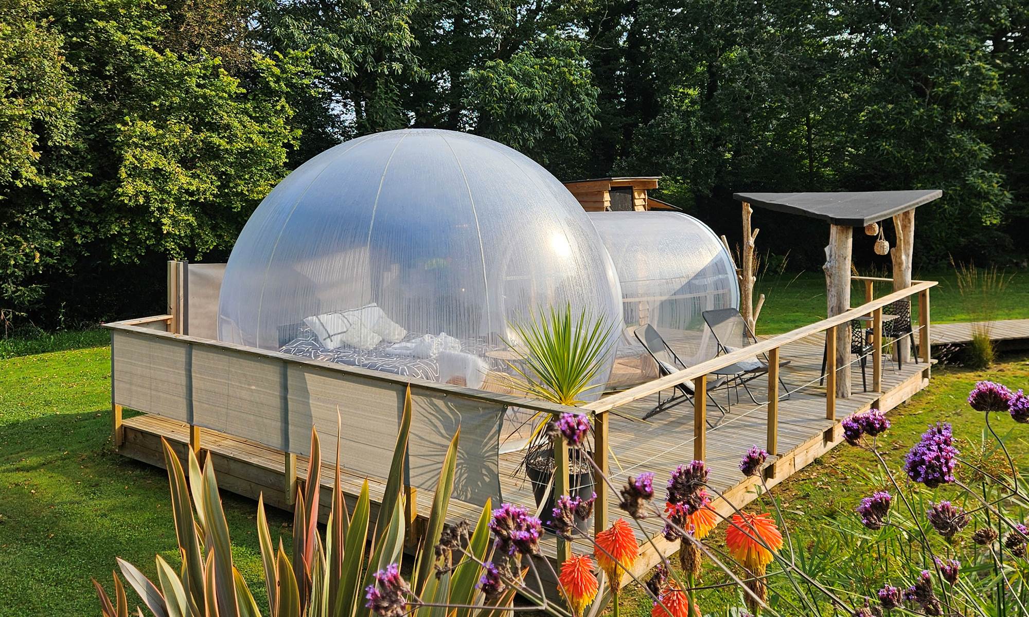 Vue sur la bulle-galerie