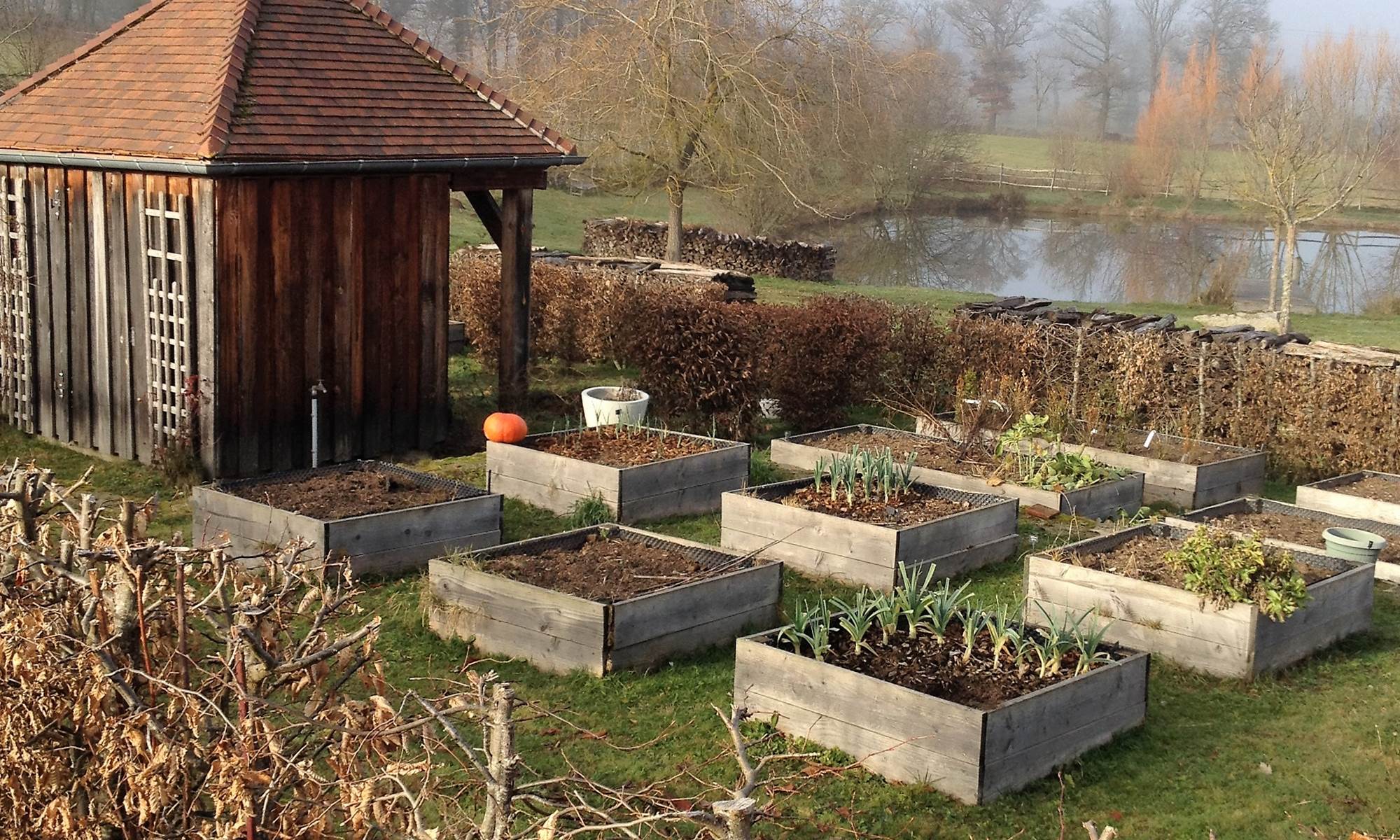 le potager à l'ancienne du Domaine de Louveraude