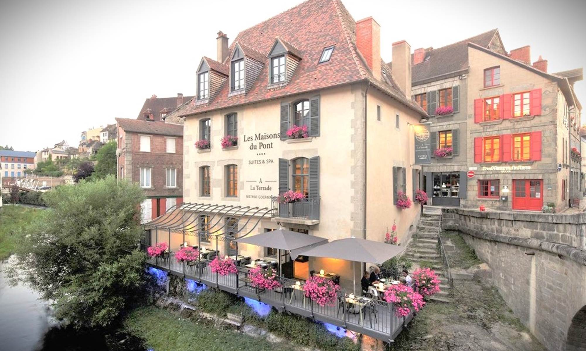 Restaurant bistronomique "A la Terrade" en bord de Creuse à AUBUSSON