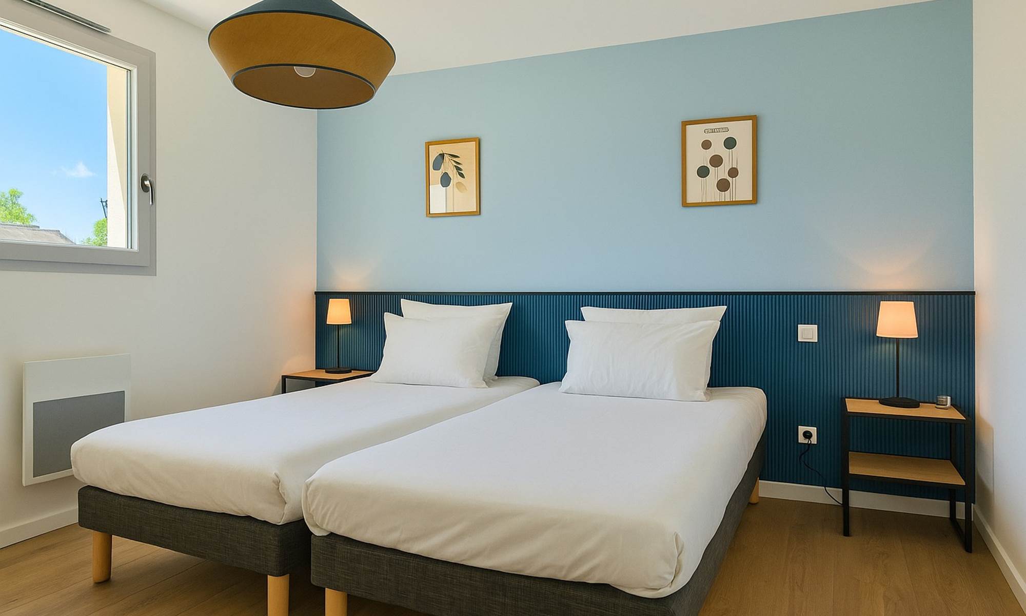 Gîte l'Unik - Chambre 2 "le Lac" - cocooning