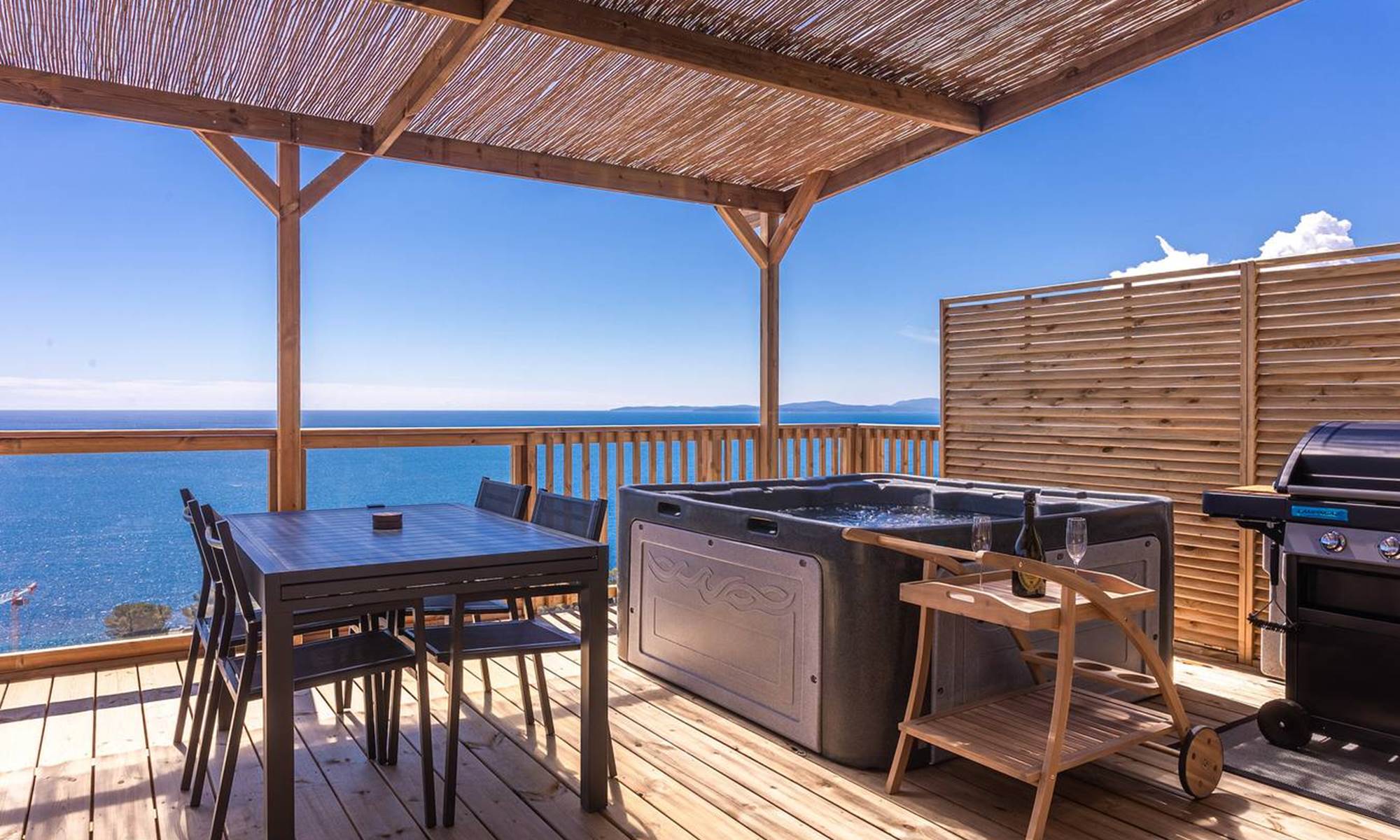 Côté cuisine extérieure