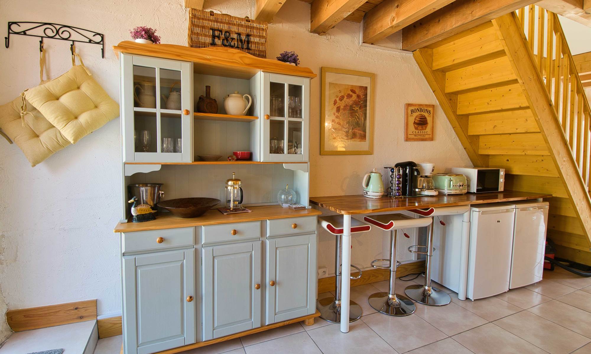 The Barn Gite - Kitchen Area