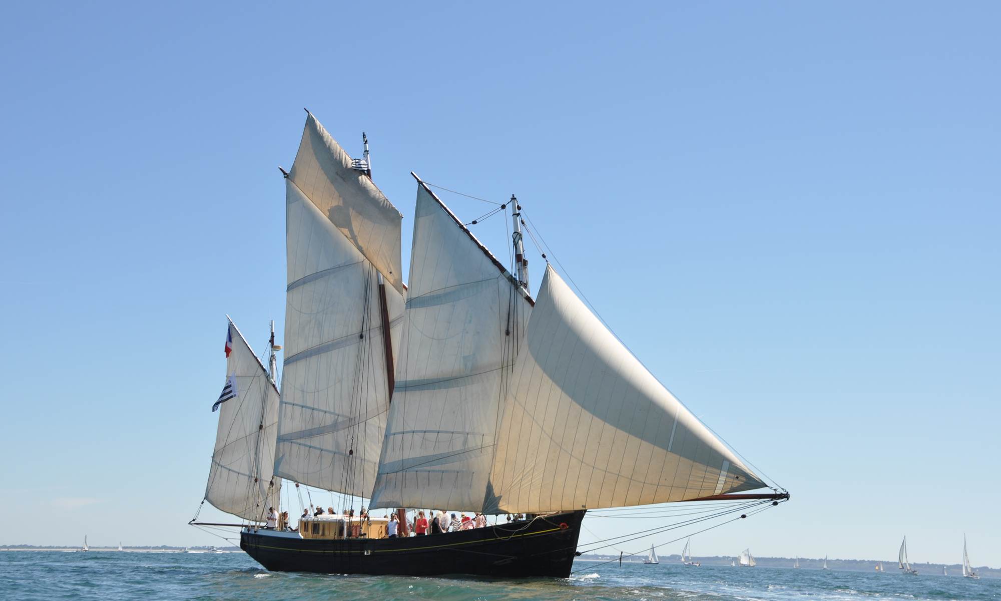 Le Lougre de l'Odet en mer-galerie