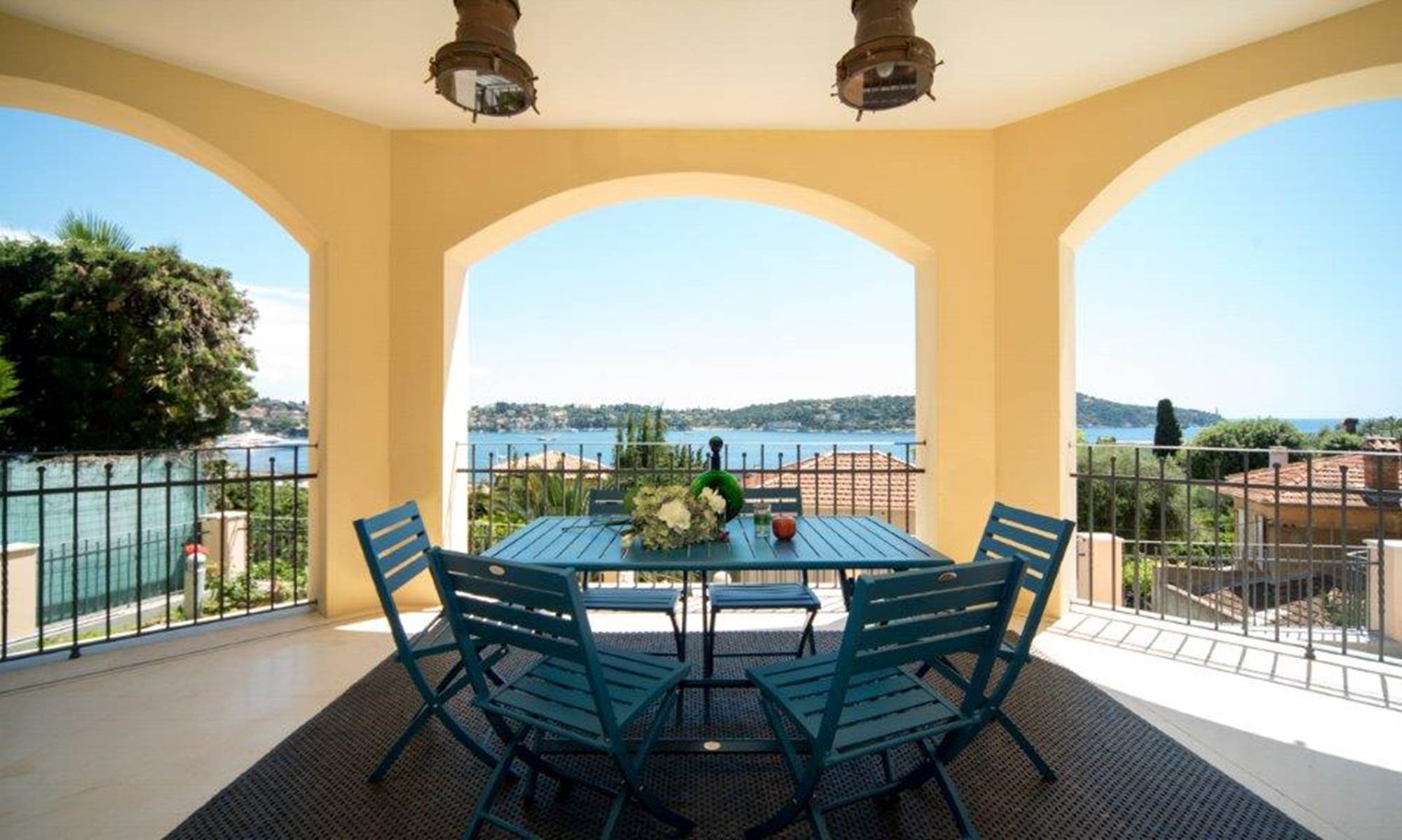 Terrasse La Nonete 2 avec vue mer