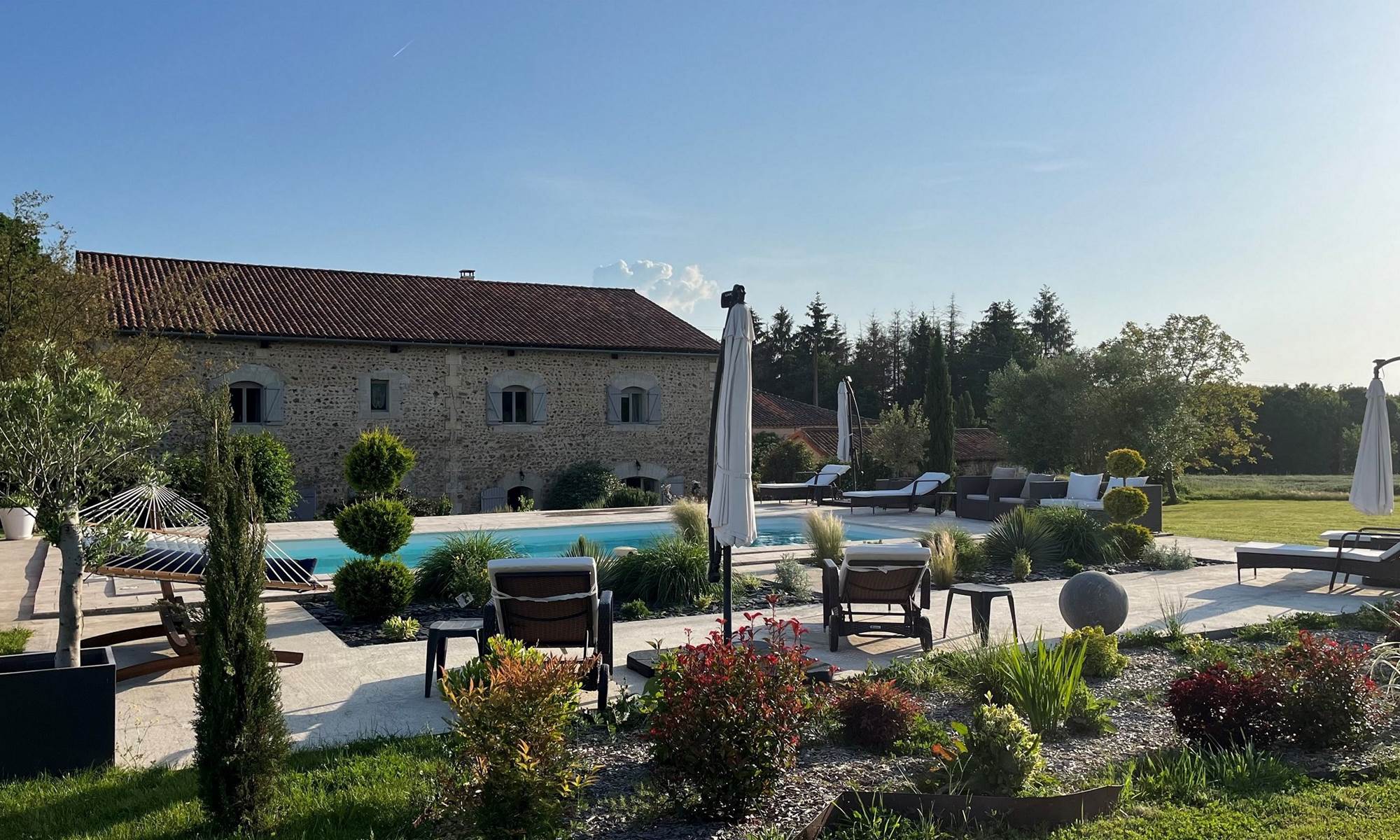 Maison d'hôtes Tendance Campagne Piscine