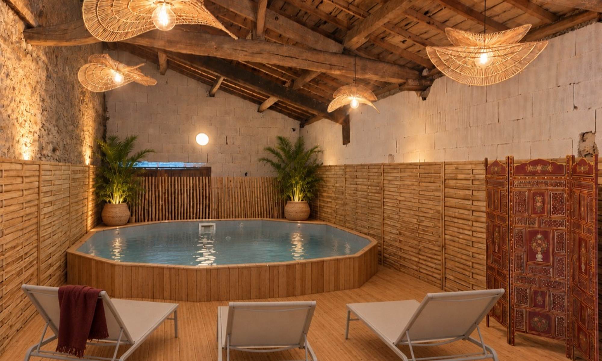 Piscine chauffée le Quatre Feuilles