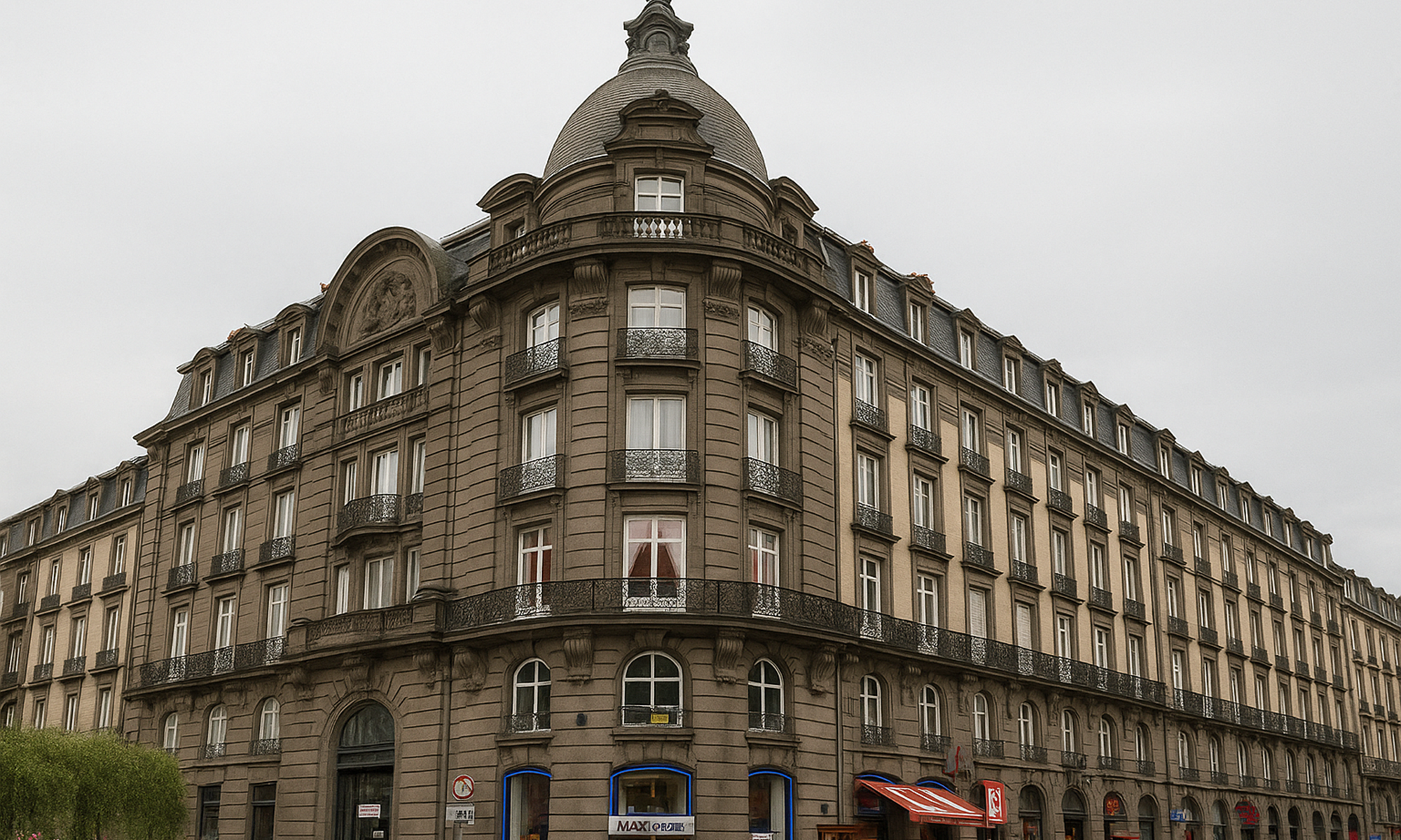 Façade emblématique – Ancien Palais Royal du Mont-Dore, bâtiment historique idéalement situé pour curistes et vacanciers.-galerie