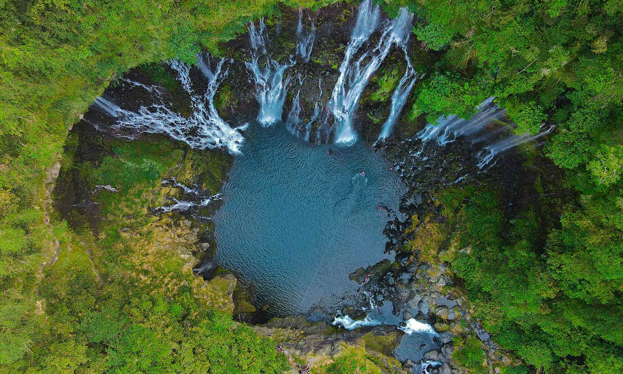 La cascade de Grand Galet.-page