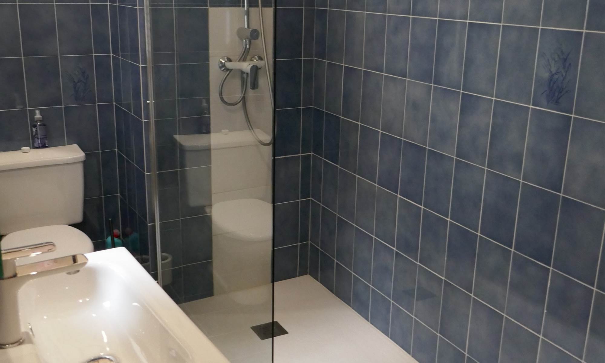 Salle de bain et toilettes .