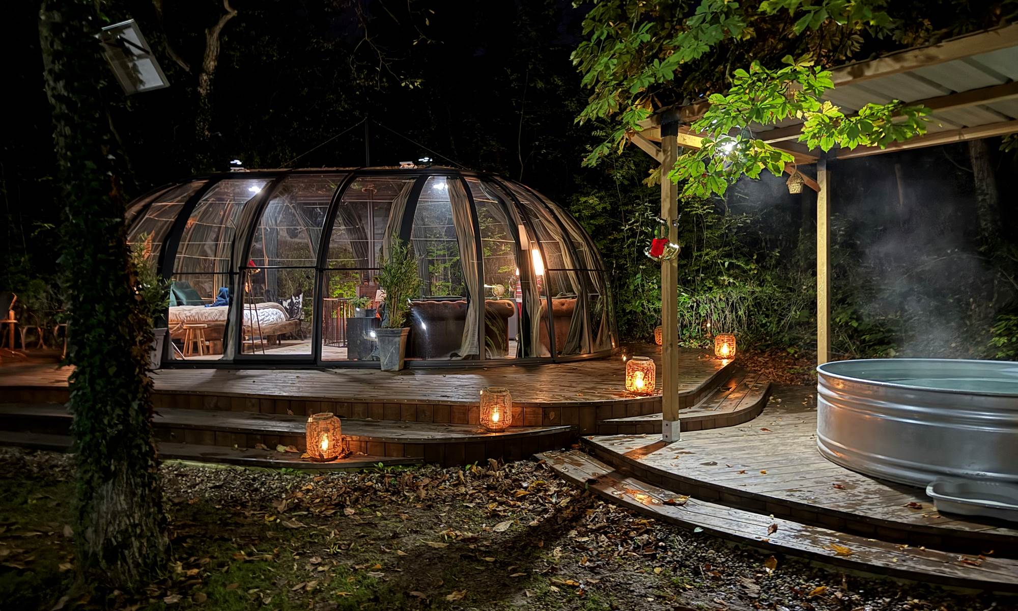 Nuit magique dans un cadre romantique et enchanteur.-page