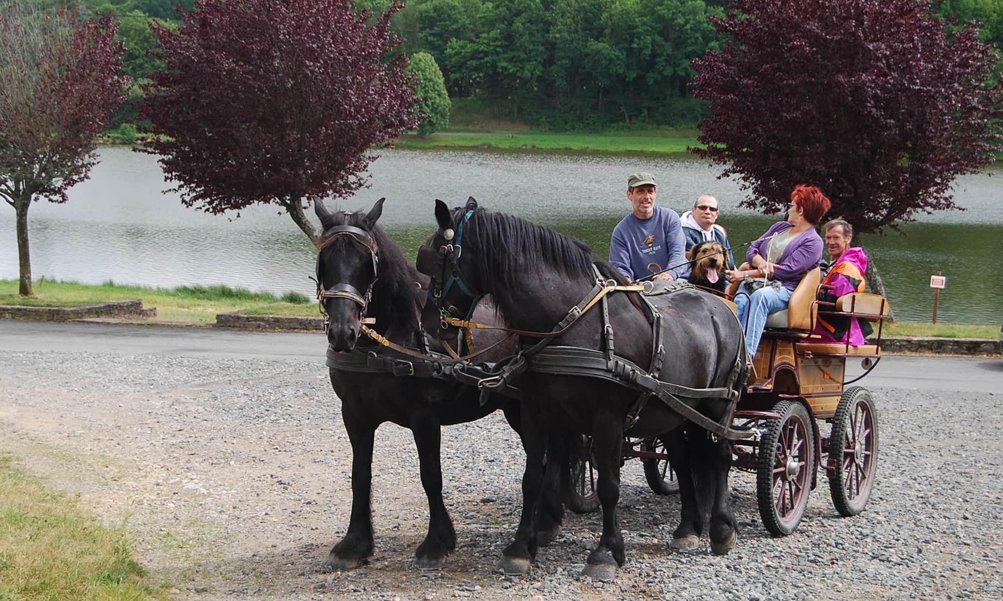 La chevauchéee en Creuse balades et randonnees camping-galerie