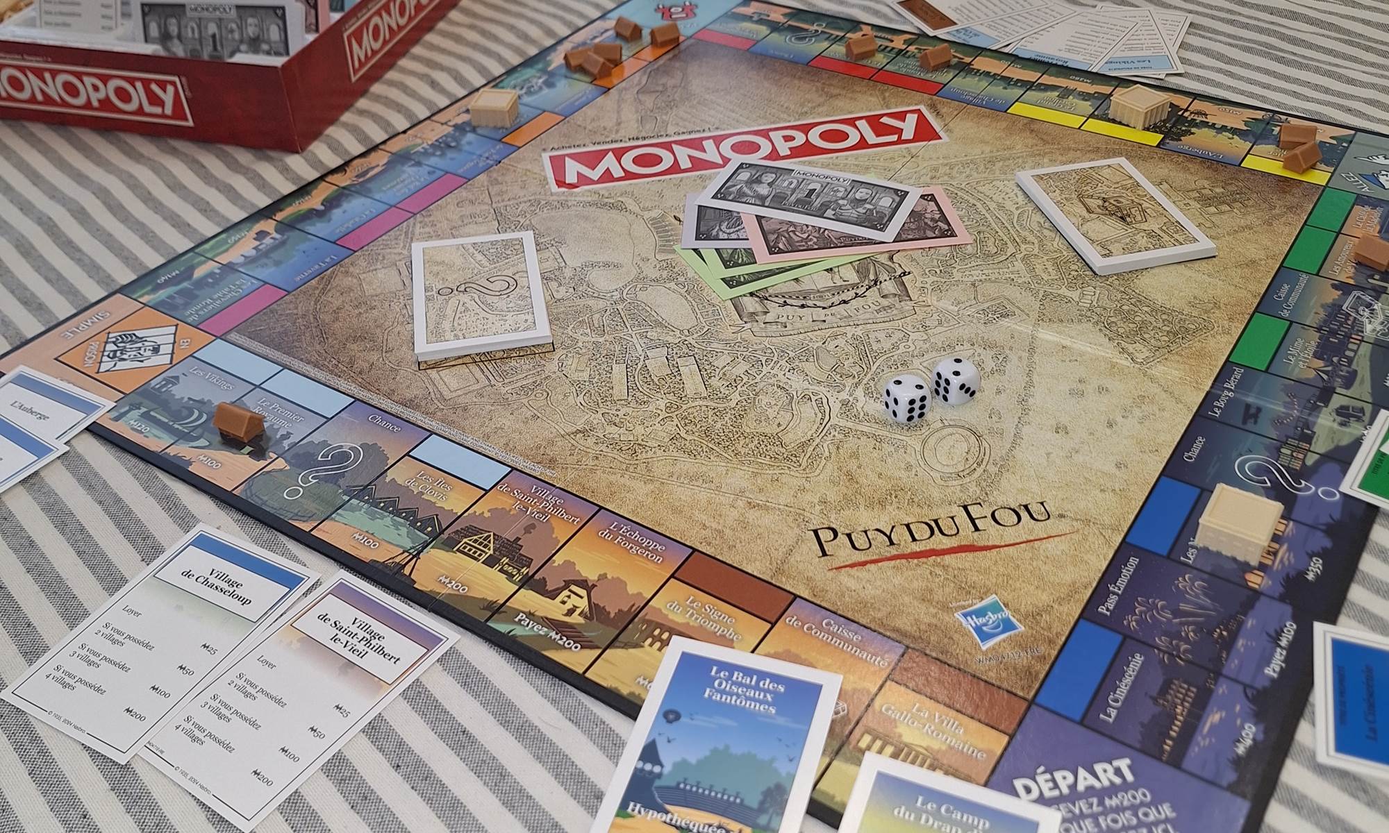 Jeux de sociétés le Puy du Fou Monopoly