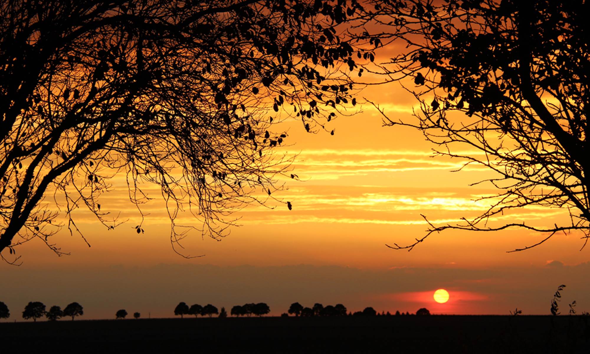 La Bihourderie sunset