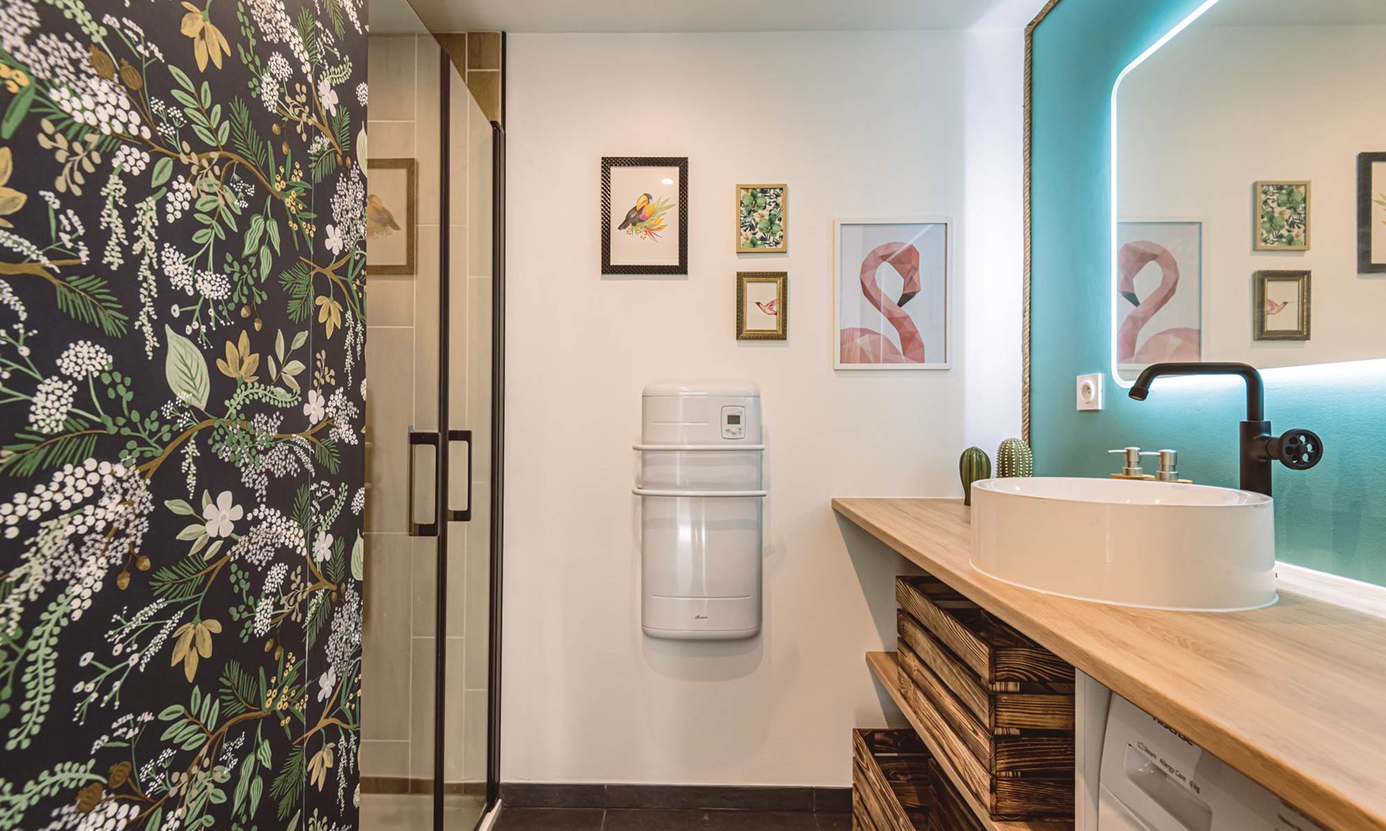 Salle de bain gîte Bord de Vesle-galerie