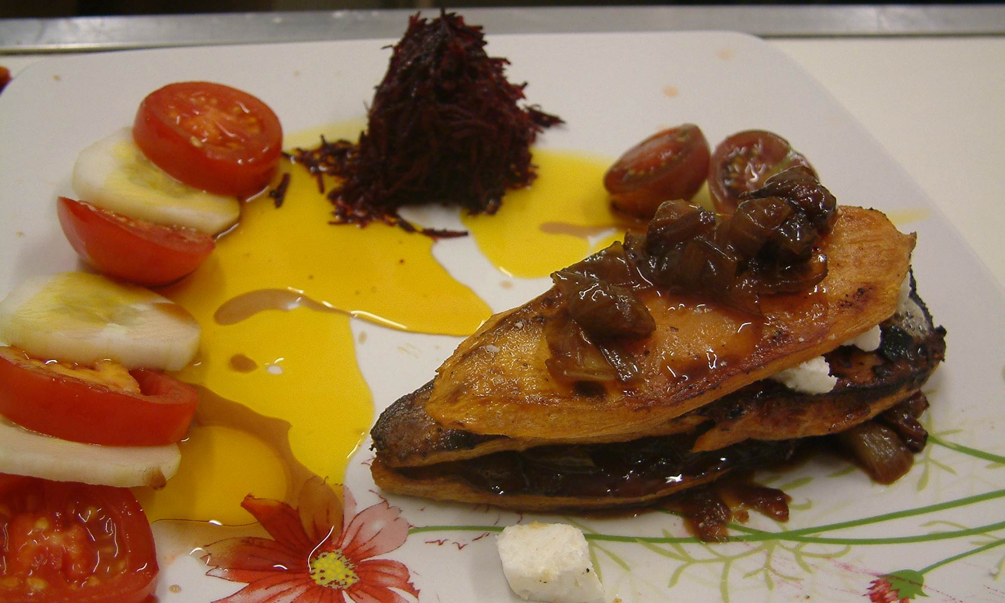 Canapés de patates douces aux oignons confits-galerie