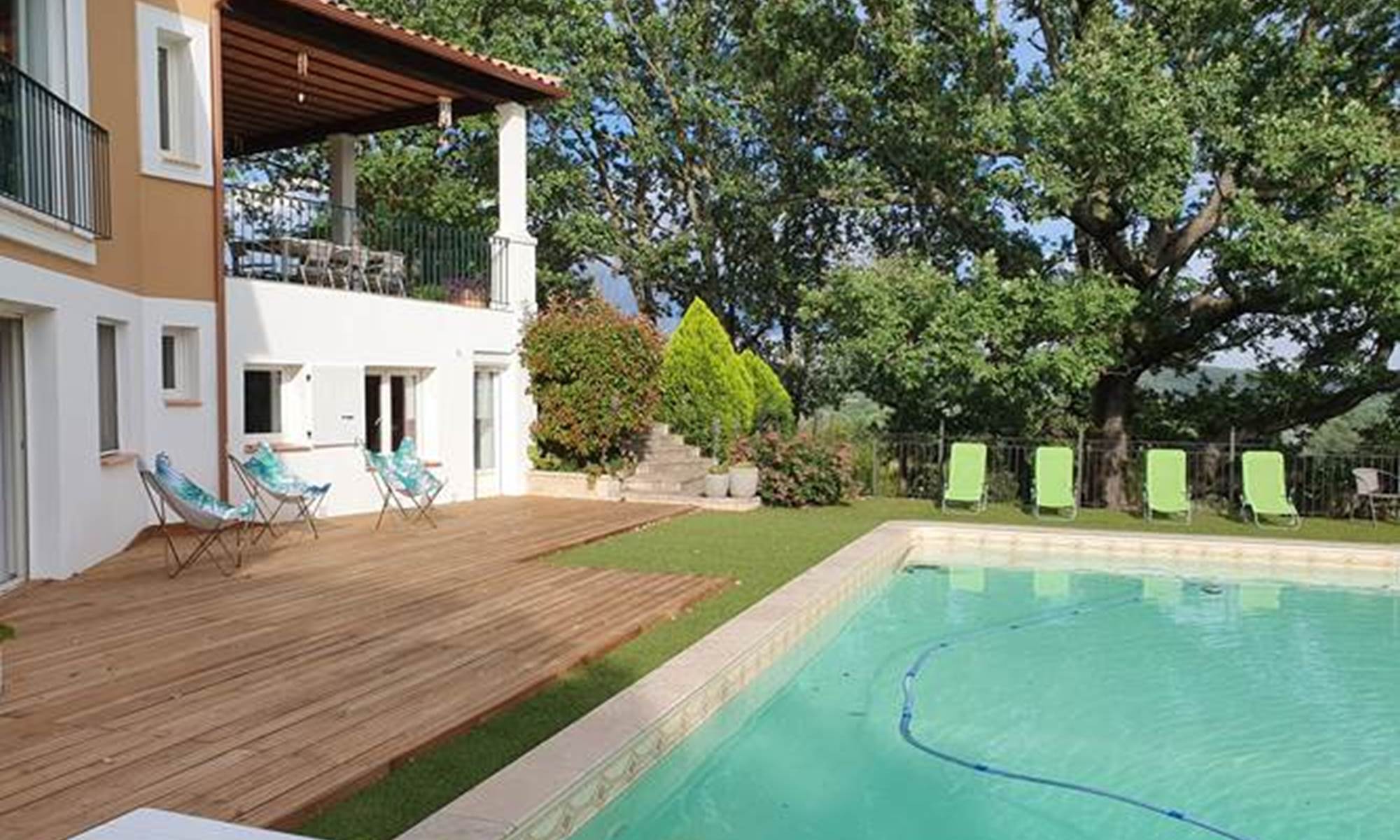 Terrasse et piscine-galerie