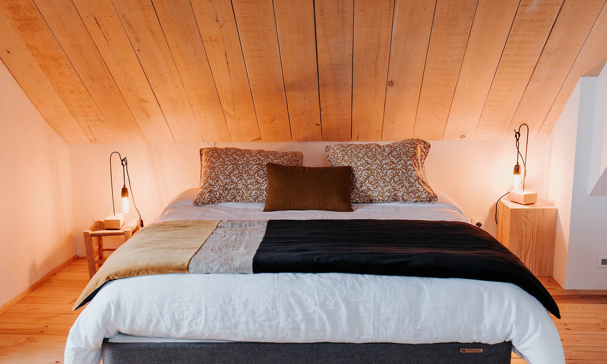 Chambre parentale de La Grange, gîte de charme en Bretagneres