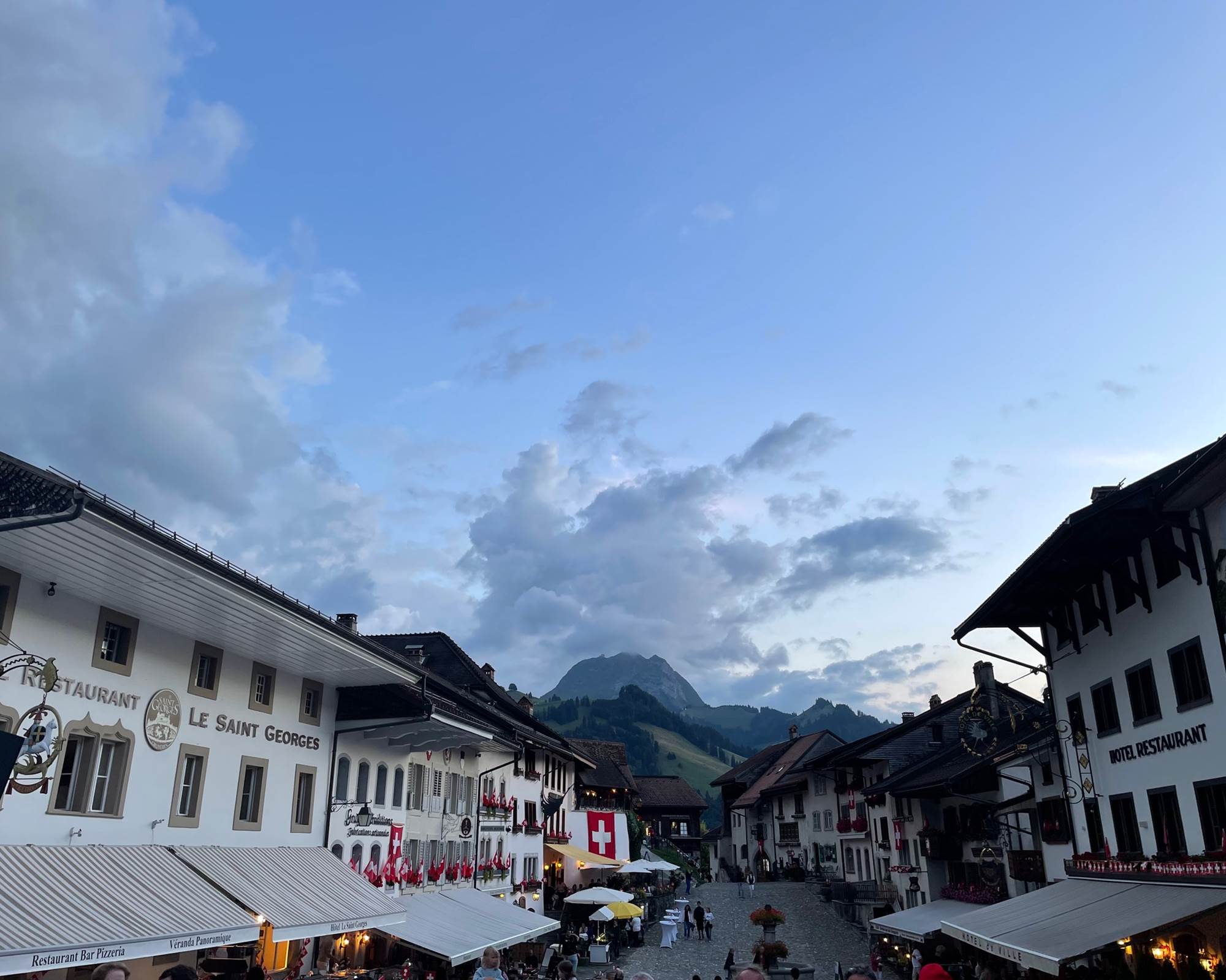 Gruyères et le Moléson 1er aout 2025