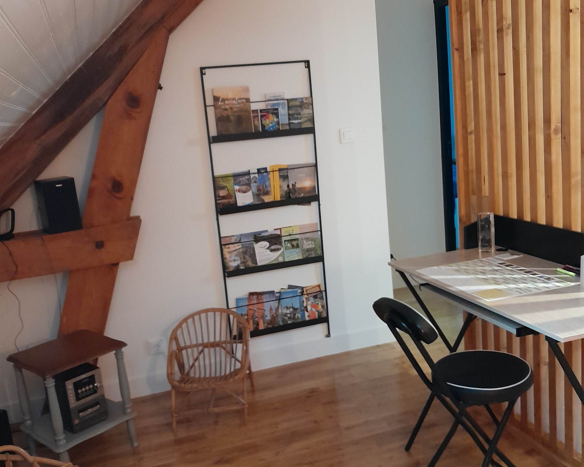 Espace dédié au télétravail avec la fibre