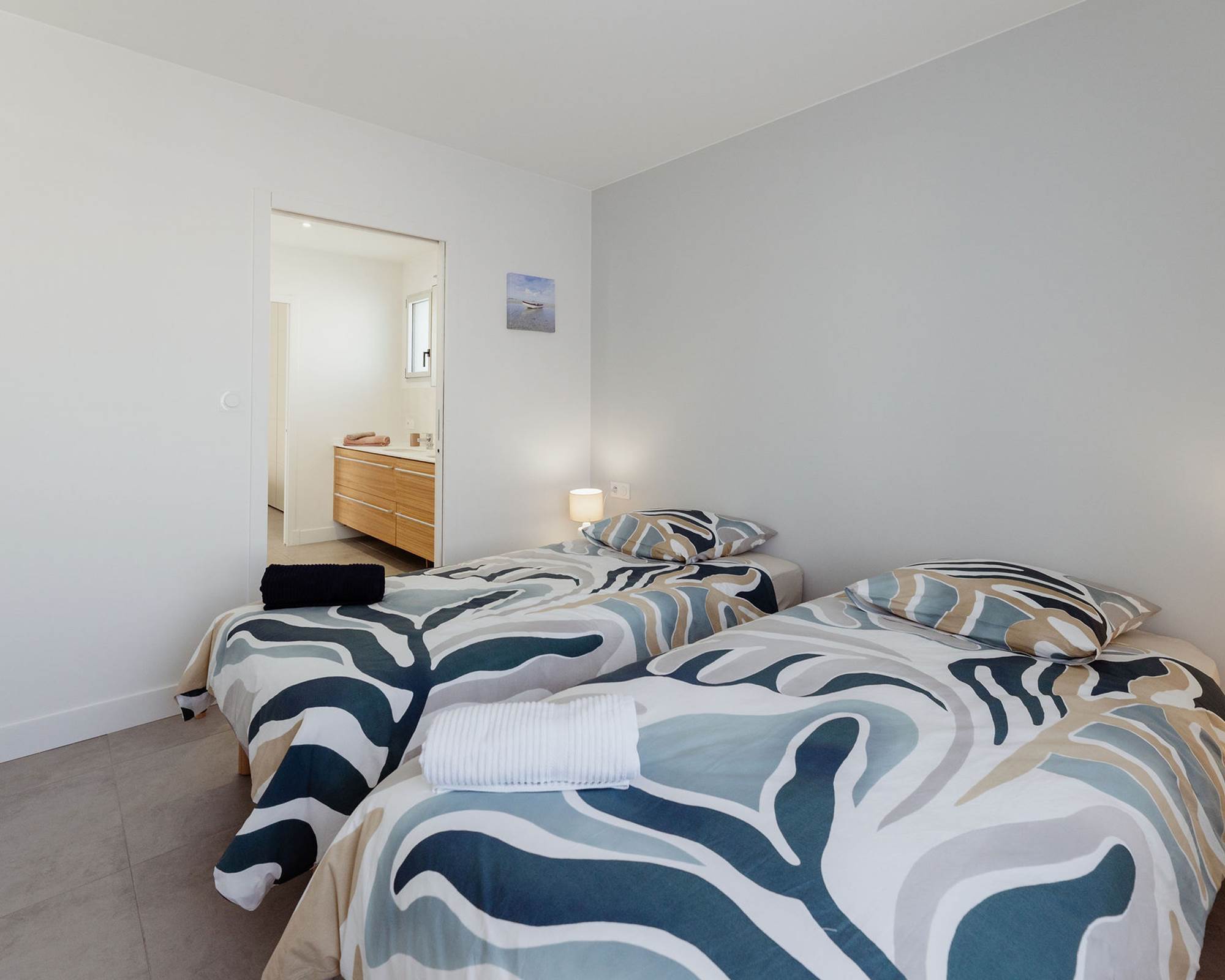 Villa Dolusienne - Chambre 2 - 2 lits simples ou 1 lit double