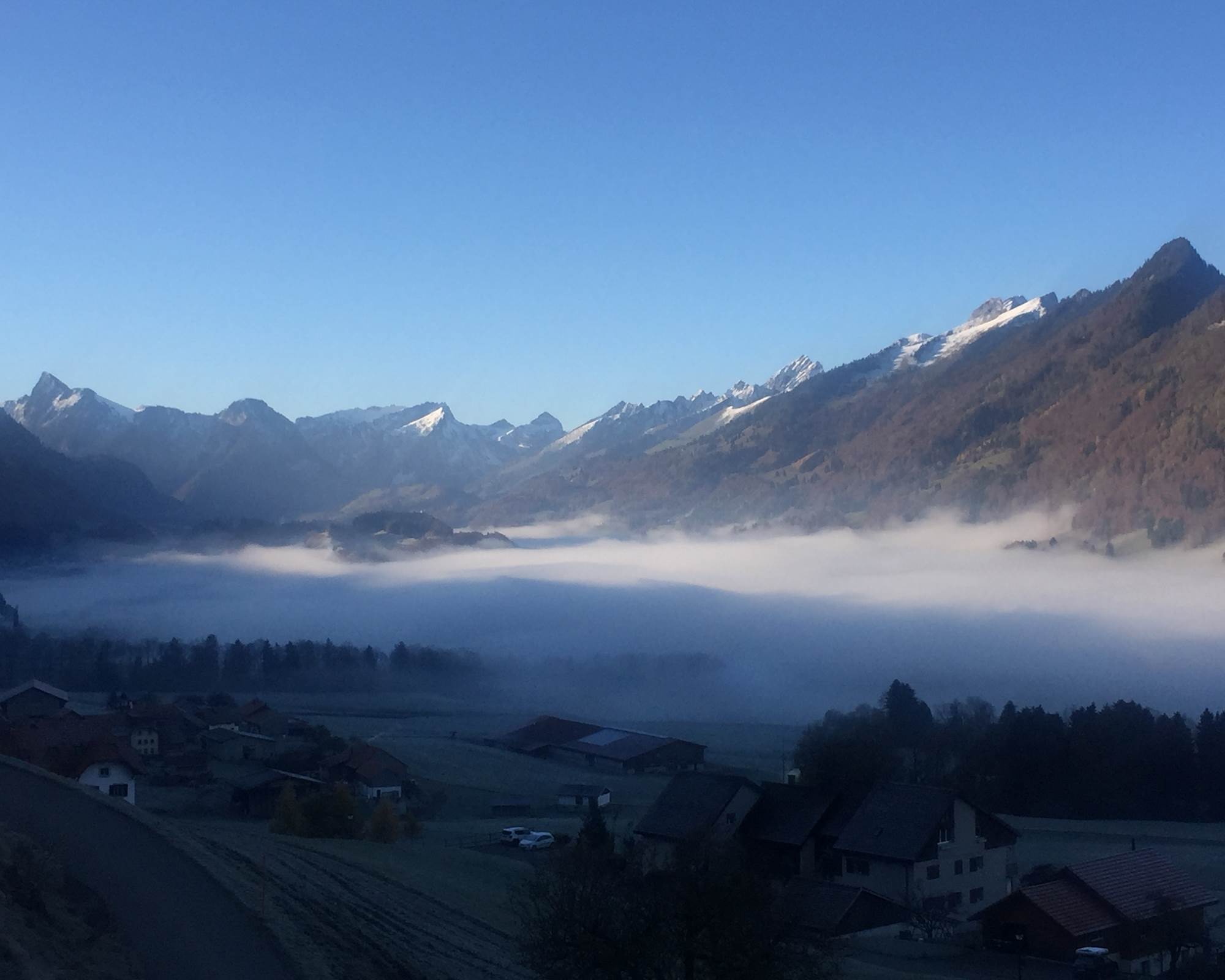 Vue sur vallée Intyamon