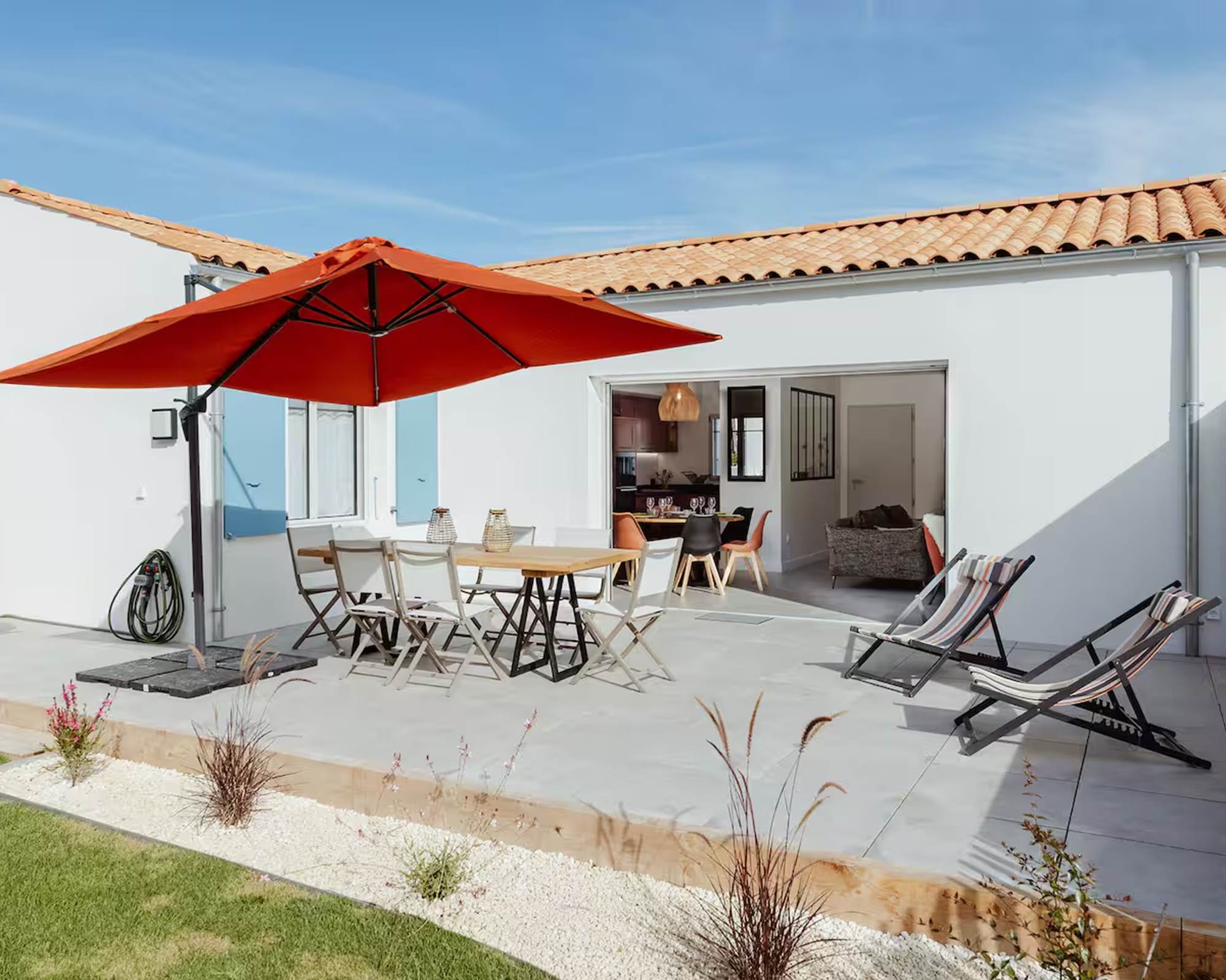 Villa Dolusienne terrasse extérieure